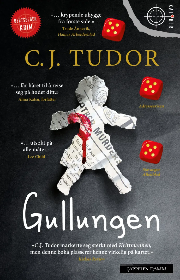 Omslag Gullungen av C.J. Tudor (Heftet)