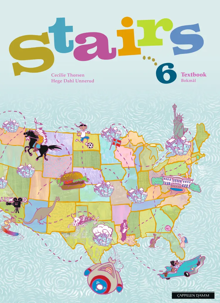 Omslag Stairs 6 Textbook av Cecilie Thorsen og Hege Dahl Unnerud (Innbundet)