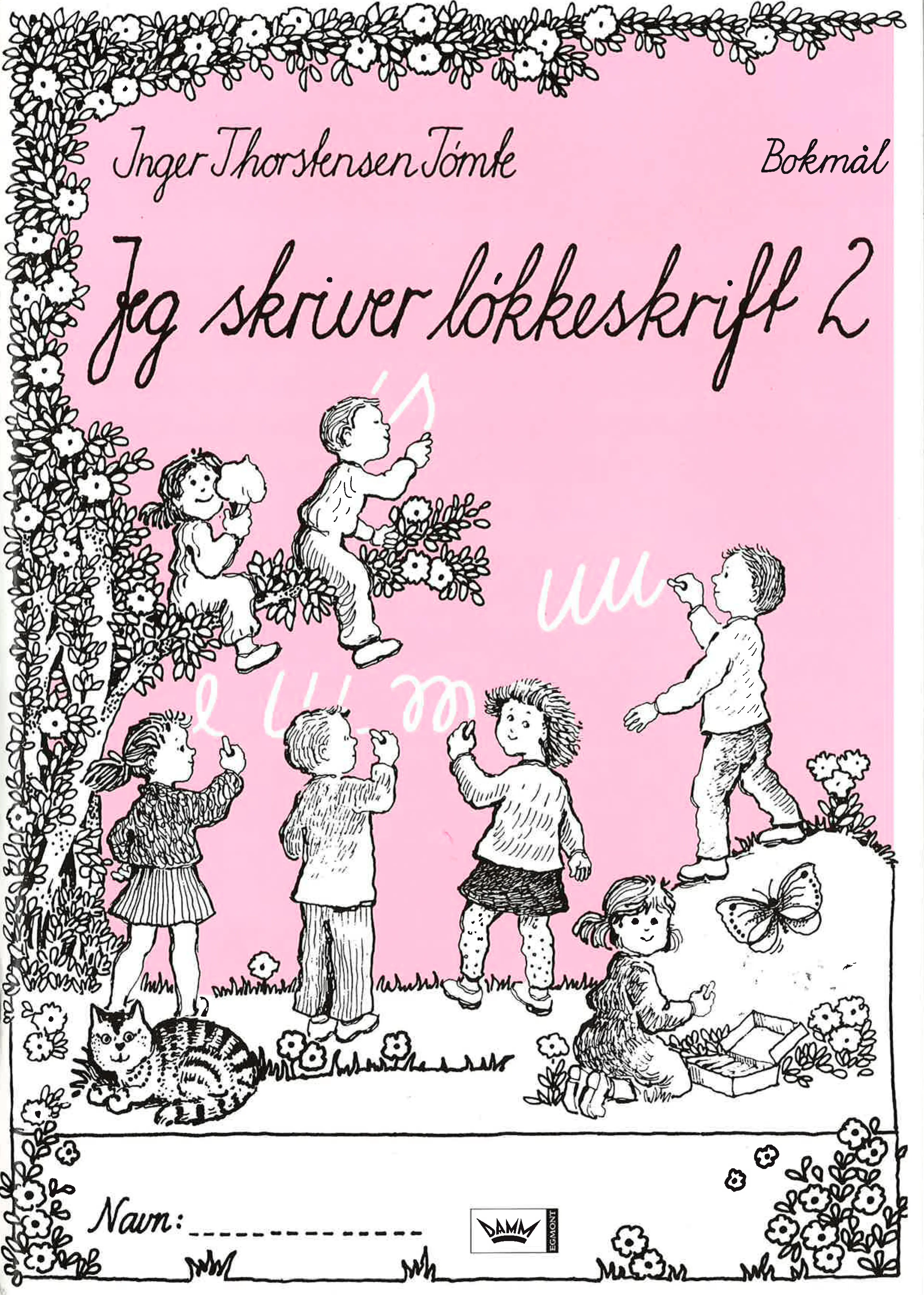 Omslag Jeg skriver løkkeskrift 2 bokmål av Inger Thorstensen Tømte (Heftet)