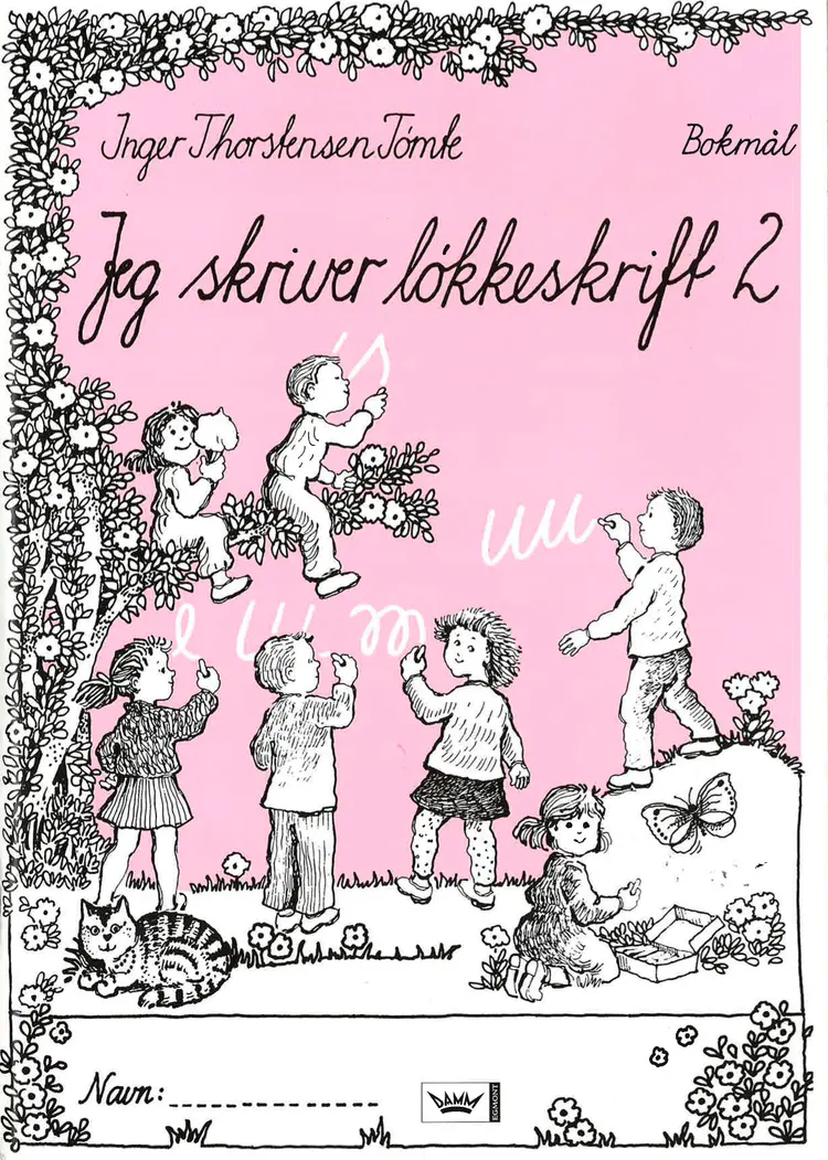 Omslag Jeg skriver løkkeskrift 2 bokmål av Inger Thorstensen Tømte (Heftet)