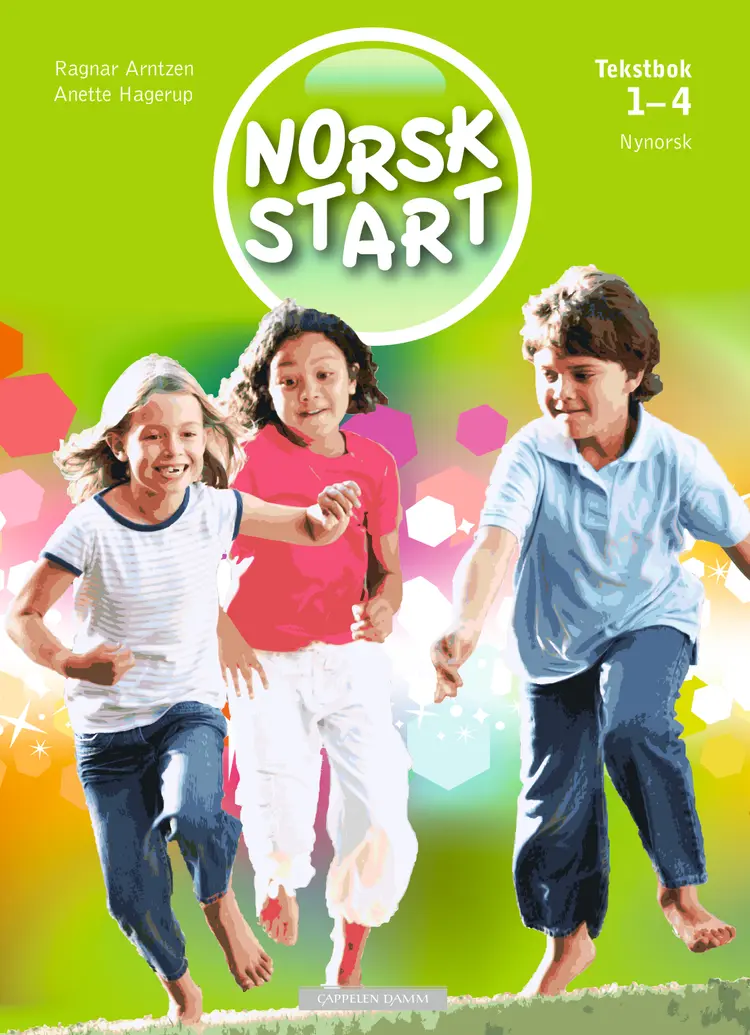 Omslag Norsk start 1-4 Tekstbok Nivå 1, 2 og 3 (K06) av Ragnar Arntzen og Anette Hagerup (Innbundet)