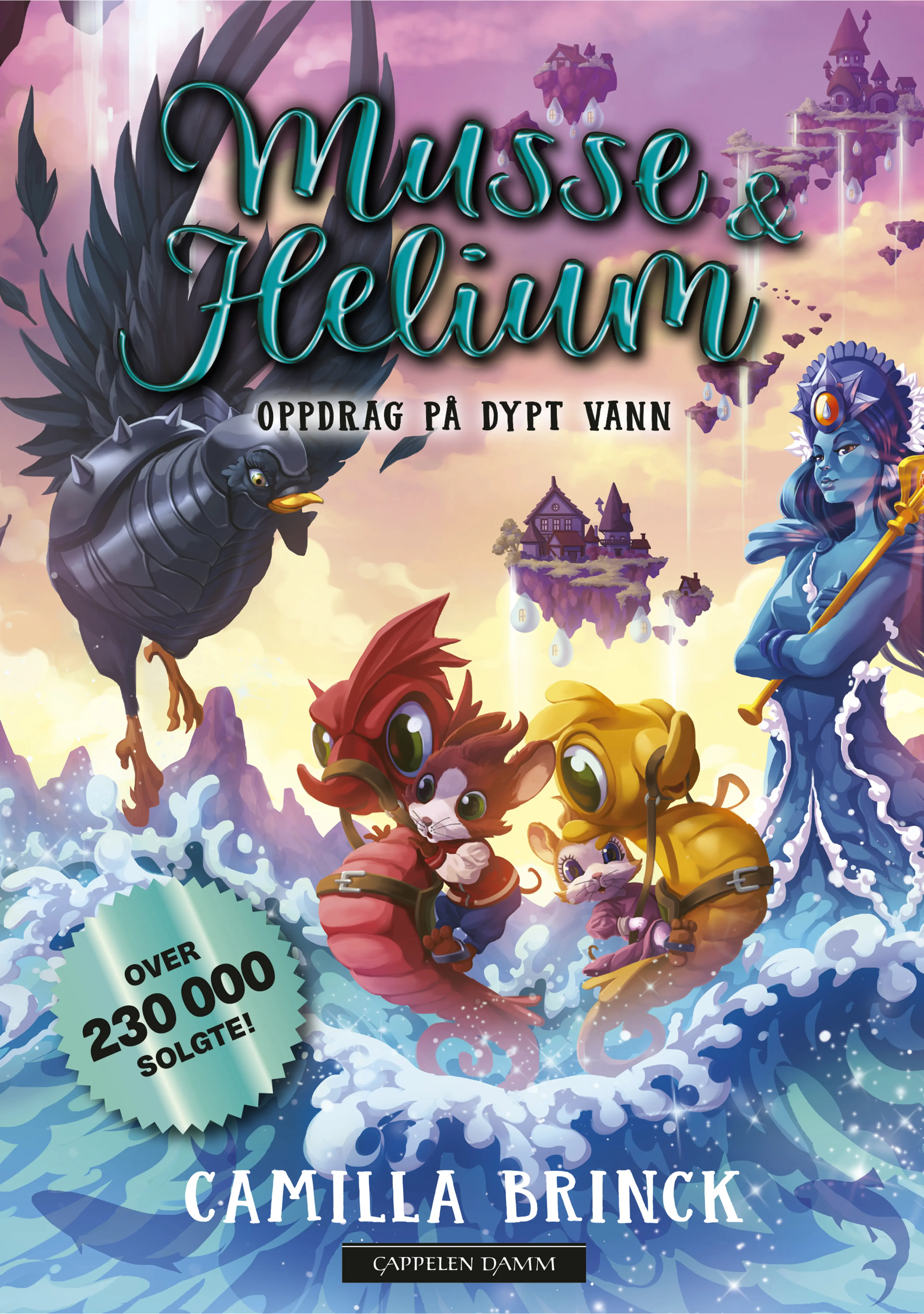 Omslag Musse & Helium 8 - Oppdrag på dypt vann av Camilla Brinck (Ebok)
