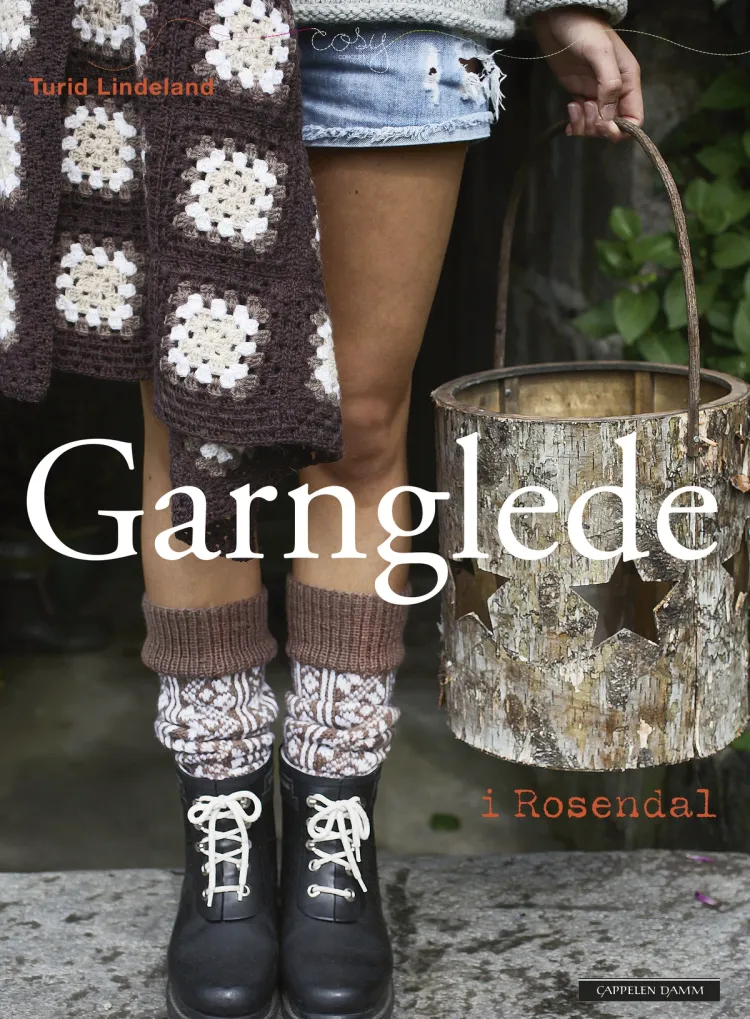 Omslag Garnglede i Rosendal av Turid Lindeland (Innbundet)
