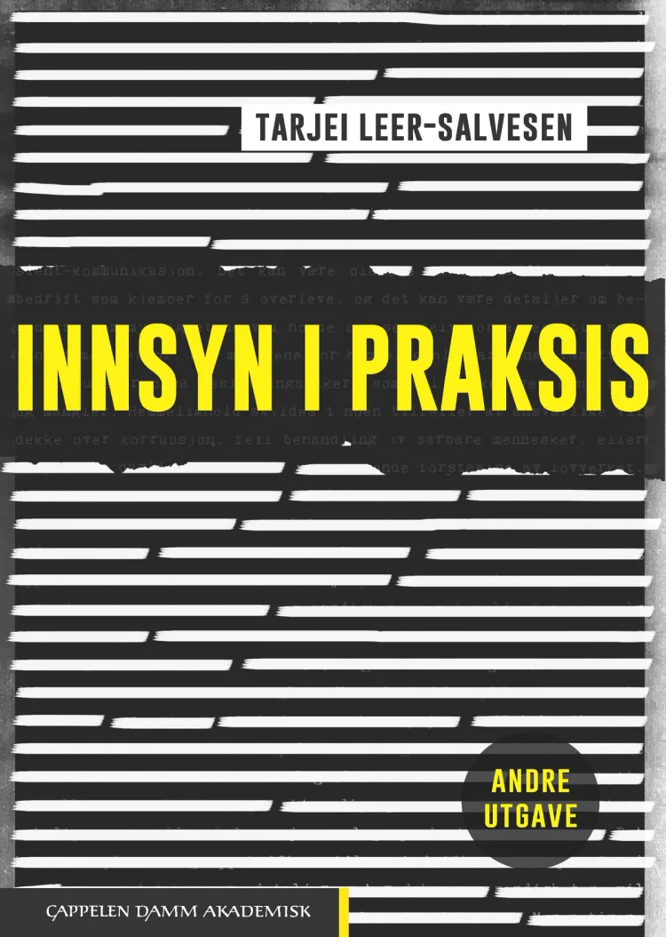 Omslag Innsyn i praksis av Tarjei Leer-Salvesen (Heftet)