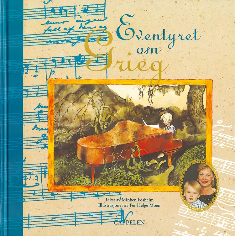 Omslag Eventyret om Grieg av Minken Fosheim (Innbundet)