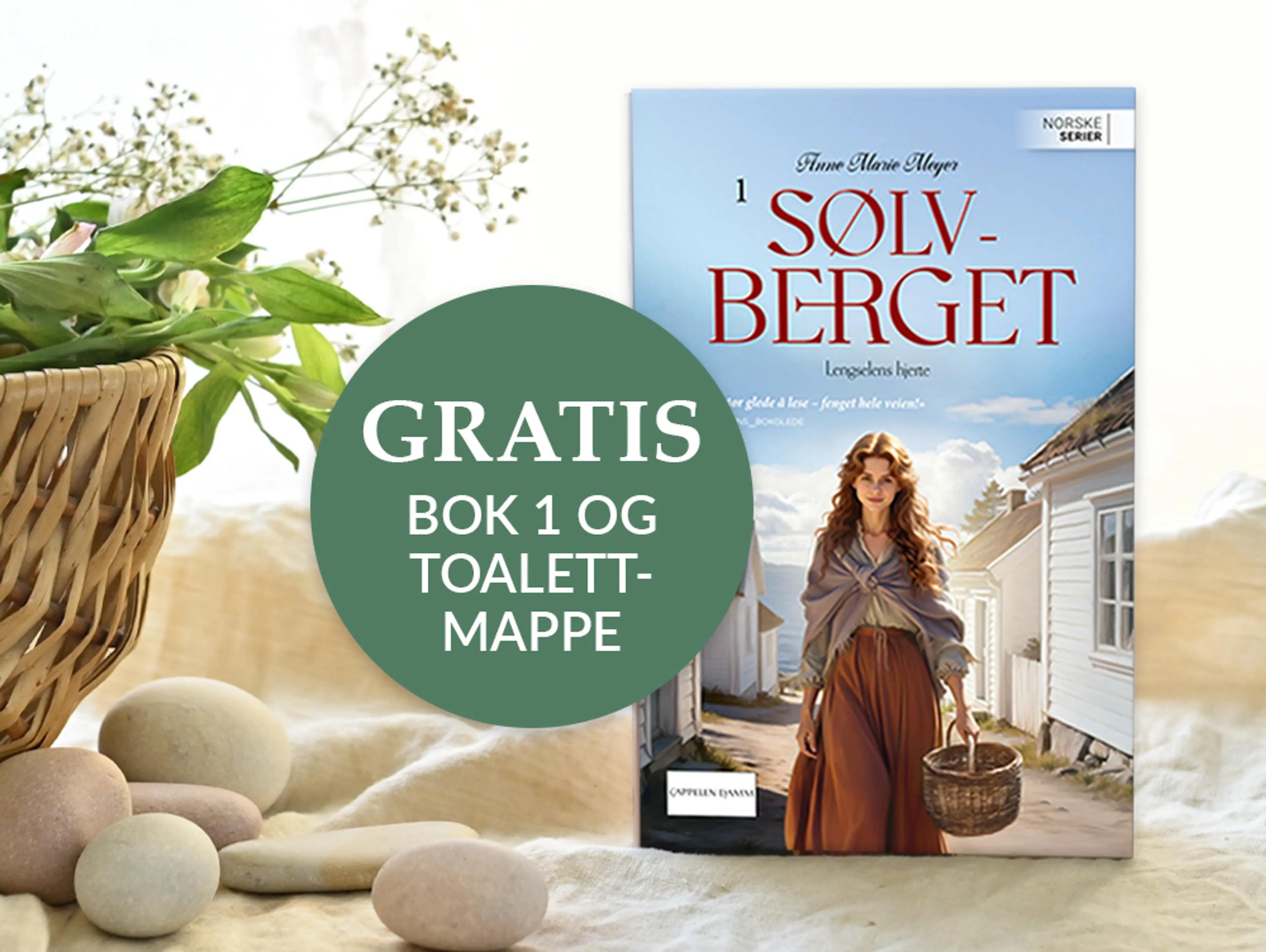 Foto av første bok i serien Sølvberget