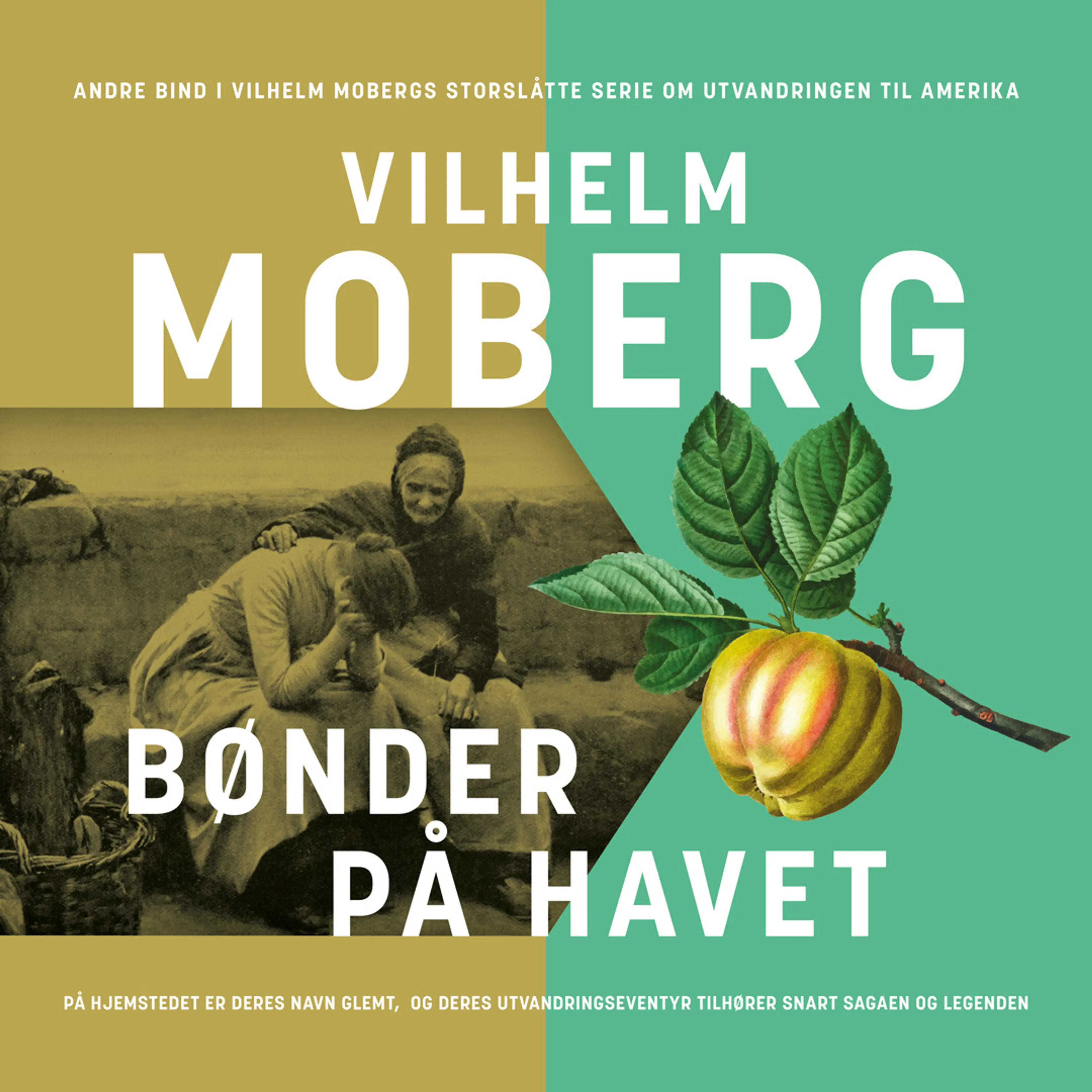 Omslag Bønder på havet av Vilhelm Moberg (Lydbok)