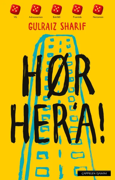 Omslag Hør her'a! av Gulraiz Sharif (Innbundet)