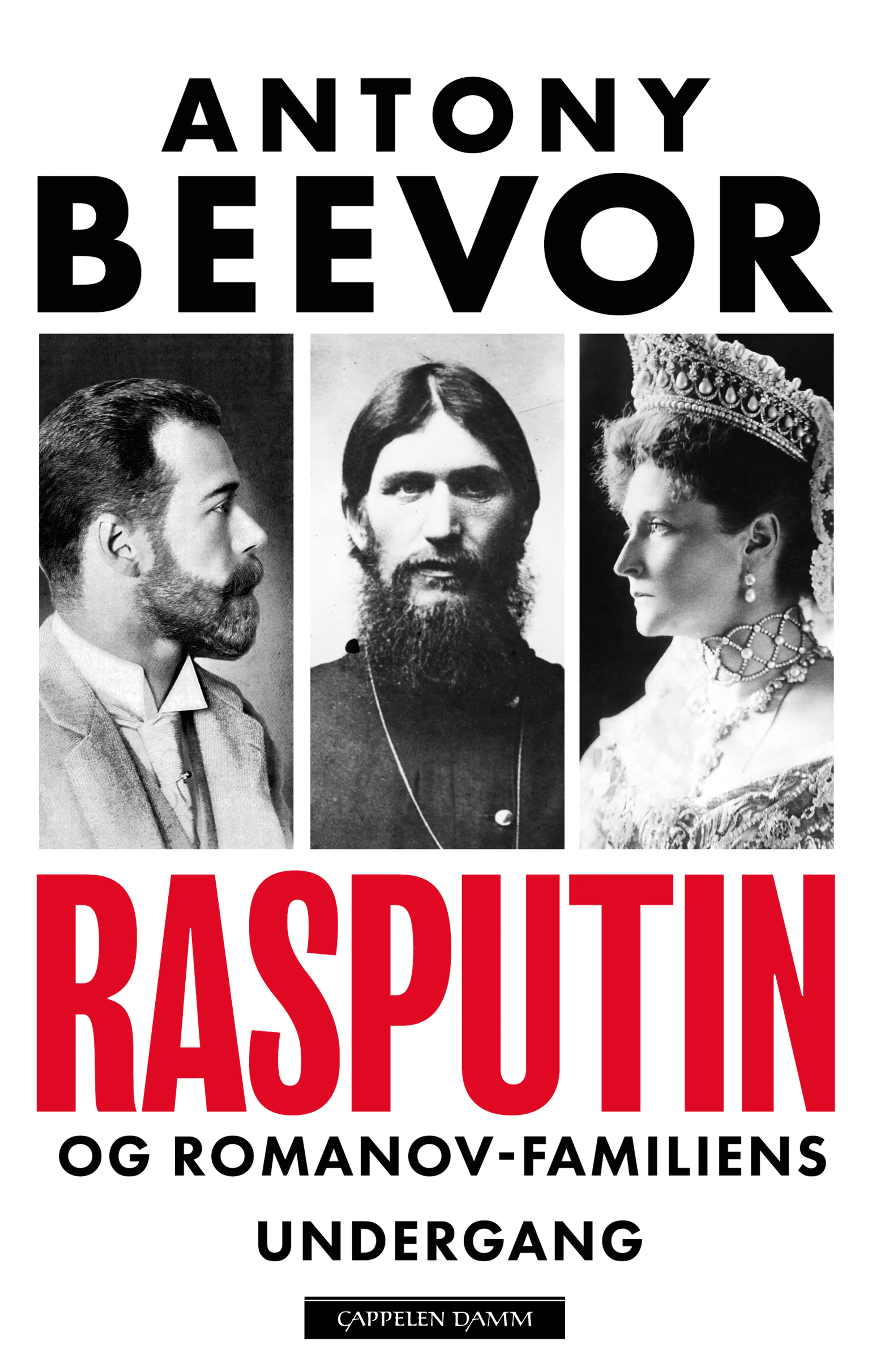 Omslag Rasputin av Antony Beevor (Innbundet)
