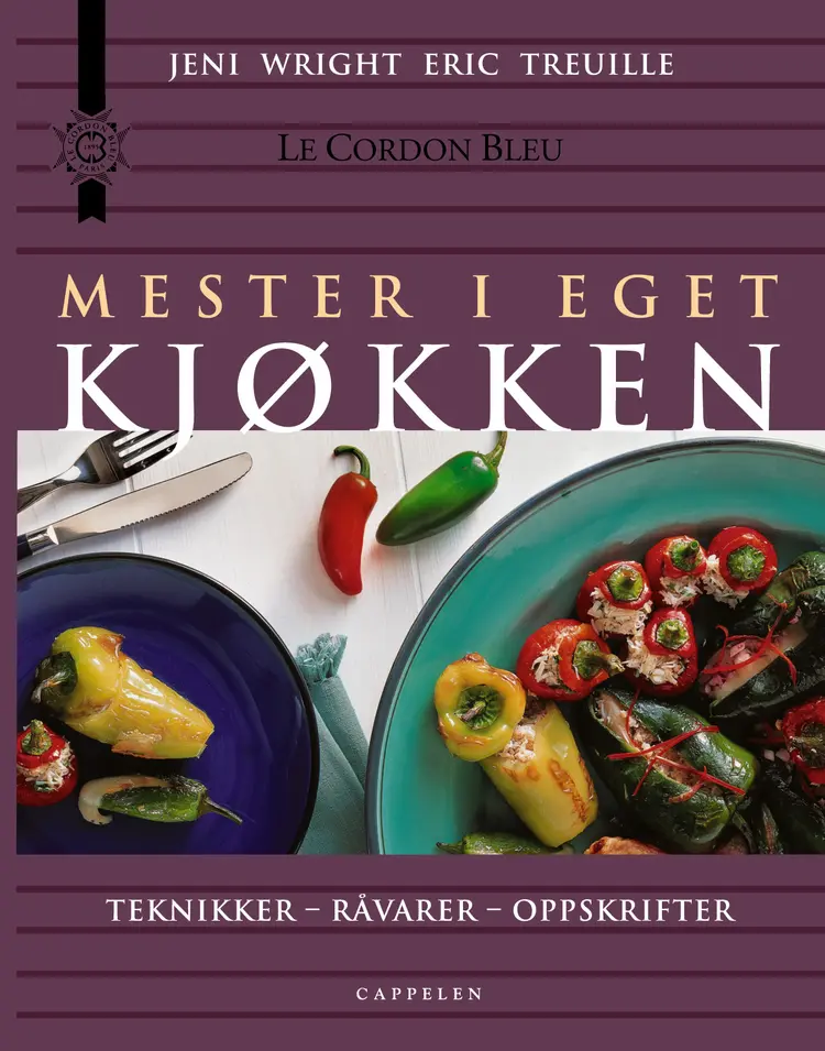 Omslag Le Cordon Bleu. Mester i eget kjøkken av Jeni Wright og Eric Treuille (Innbundet)