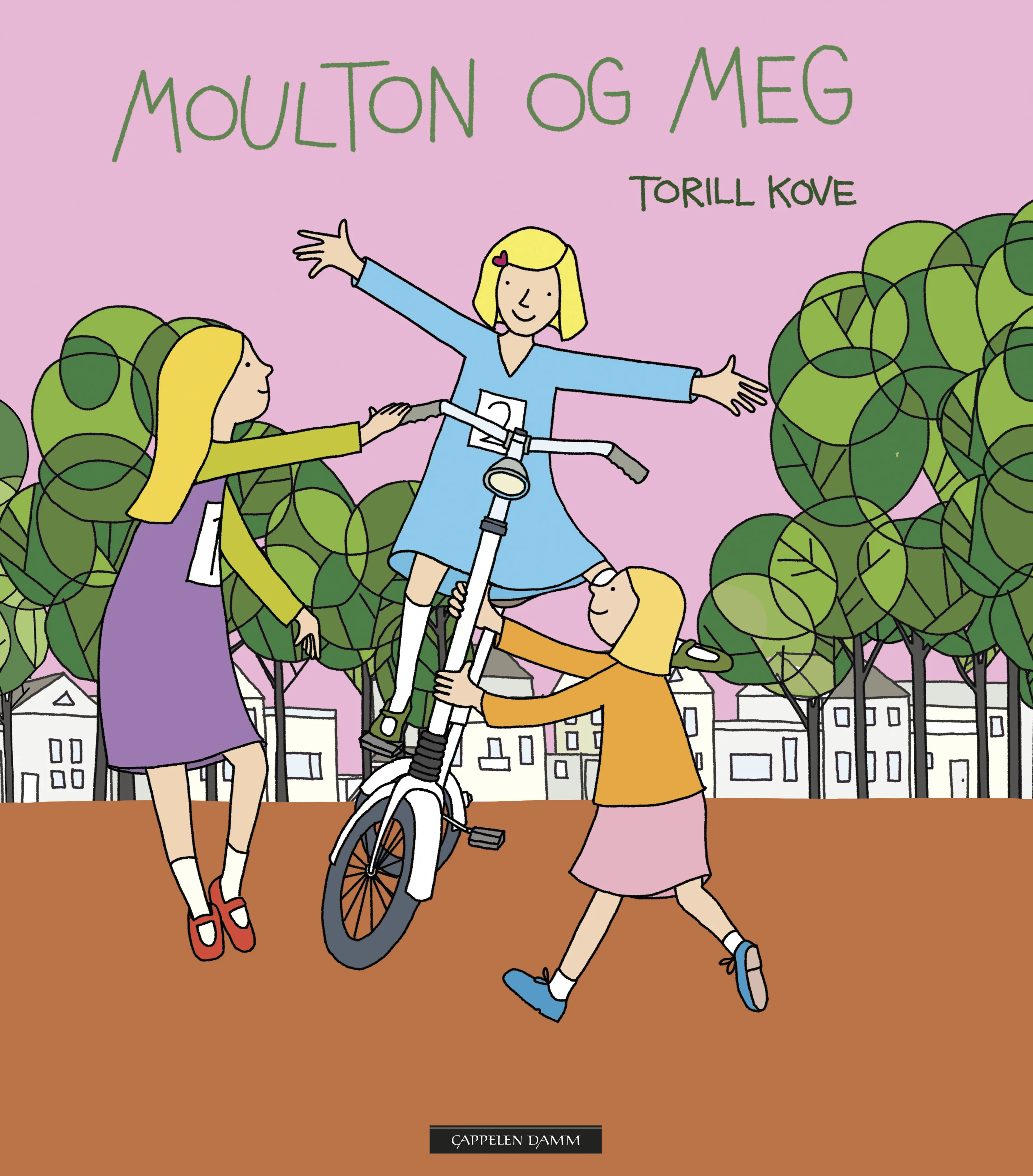 Omslag Moulton og meg av Torill Kove (Innbundet)