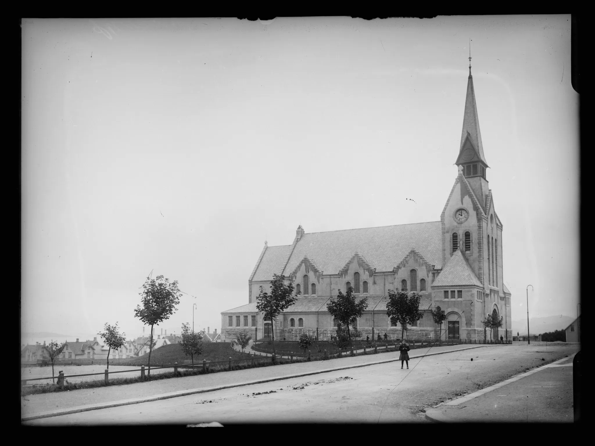Sankt Johannes kirke, Stavanger, ca. år 1900.