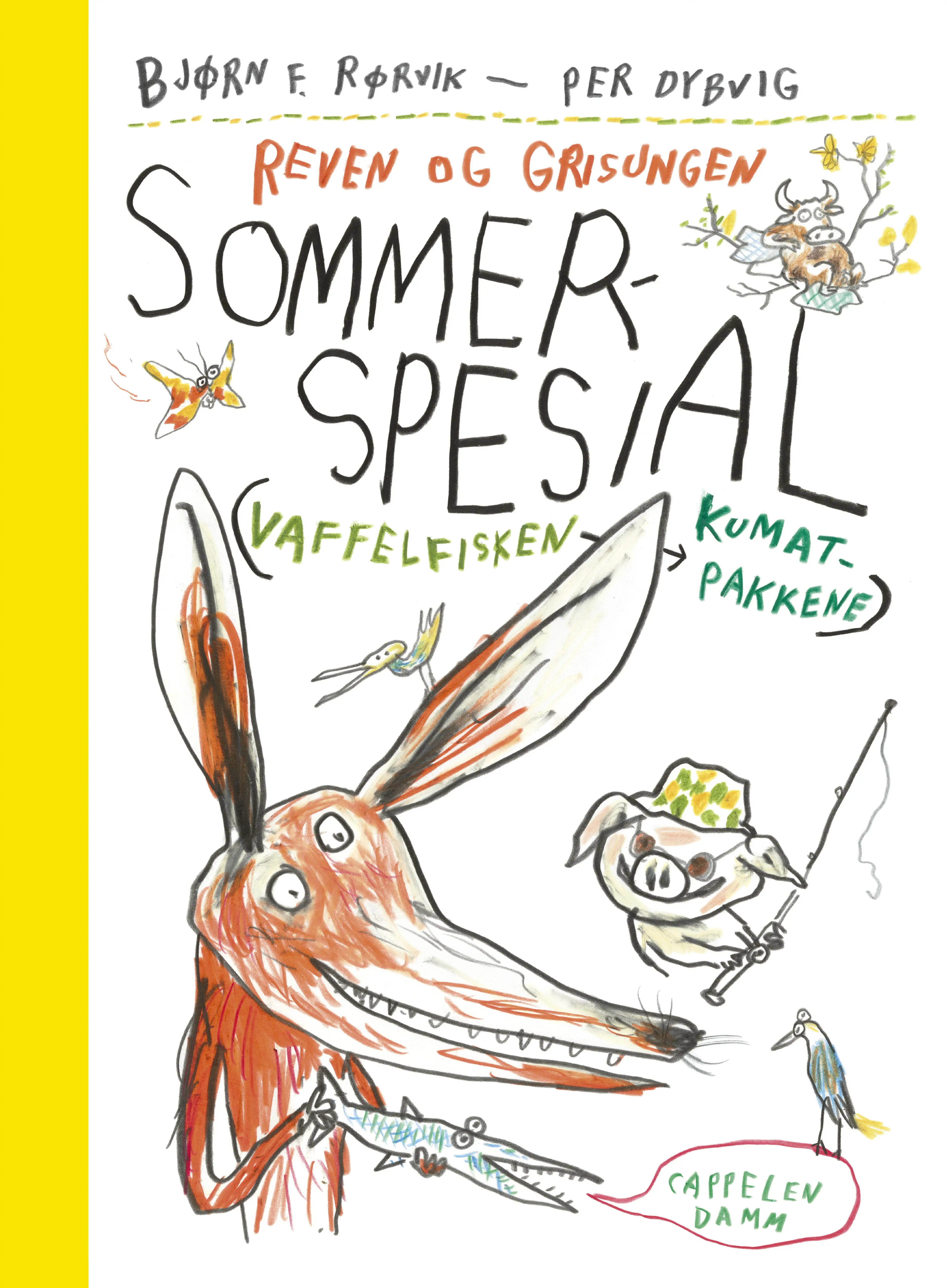 Omslag Reven og Grisungen Sommerspesial av Bjørn F. Rørvik (Innbundet)