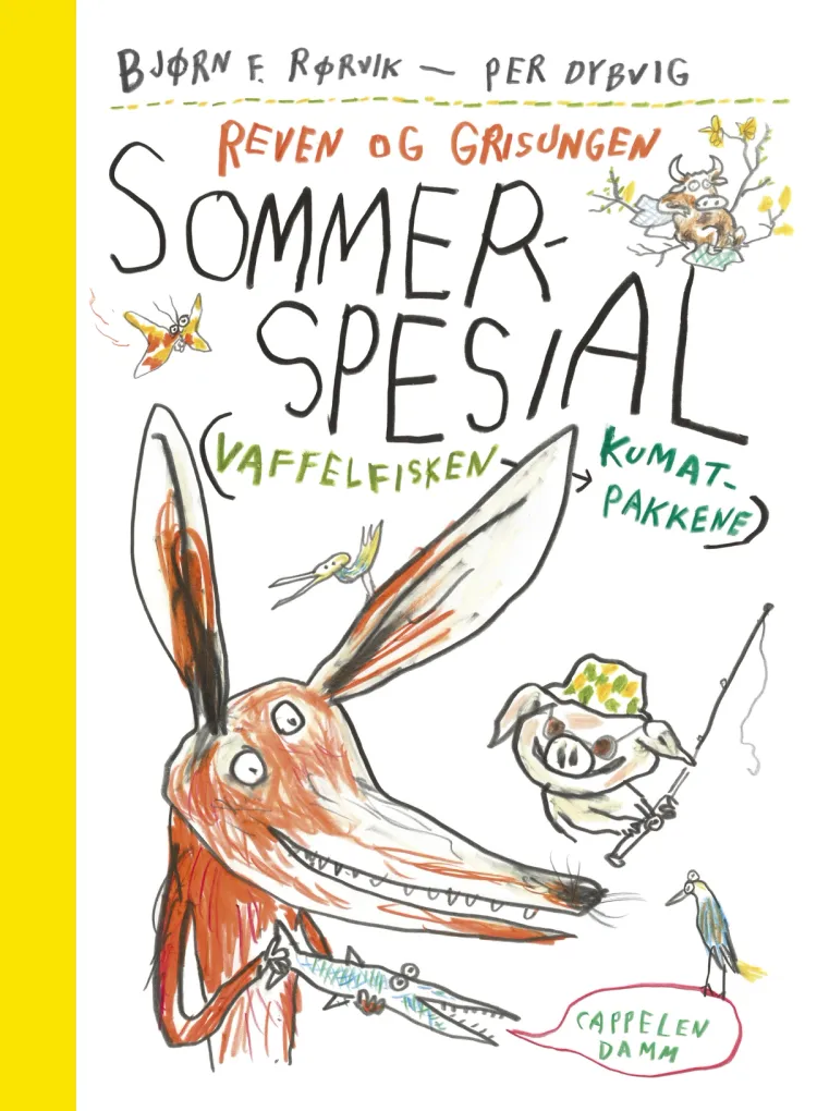 Omslag Reven og Grisungen Sommerspesial av Bjørn F. Rørvik (Innbundet)