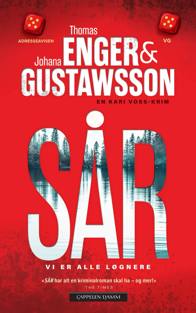 Omslag Sår av Thomas Enger og Johana Gustawsson (Innbundet)