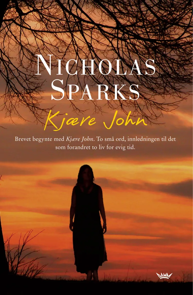 Omslag Kjære John av Nicholas Sparks (Innbundet)