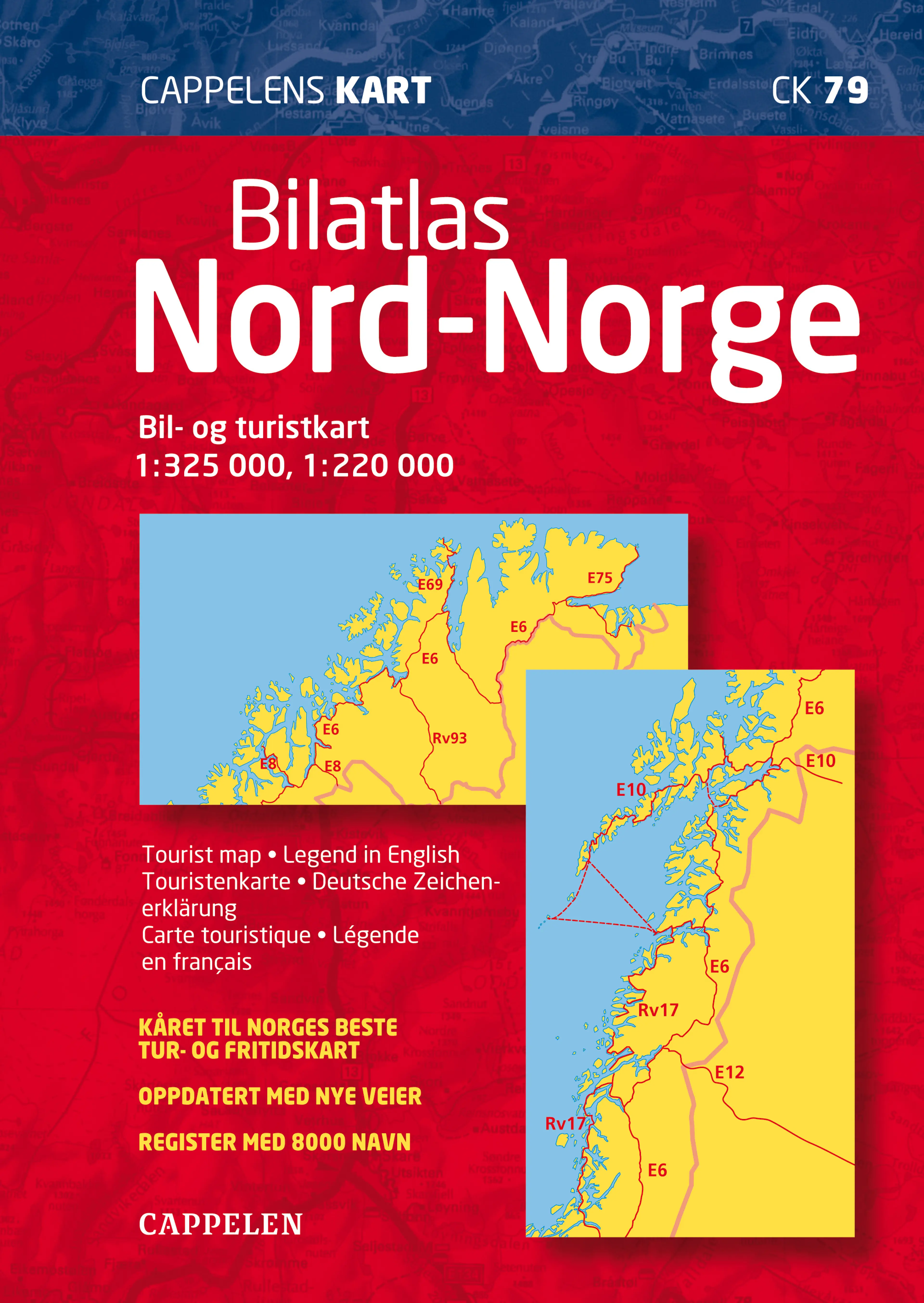 Omslag Bilatlas Nord-Norge (Ukjent)