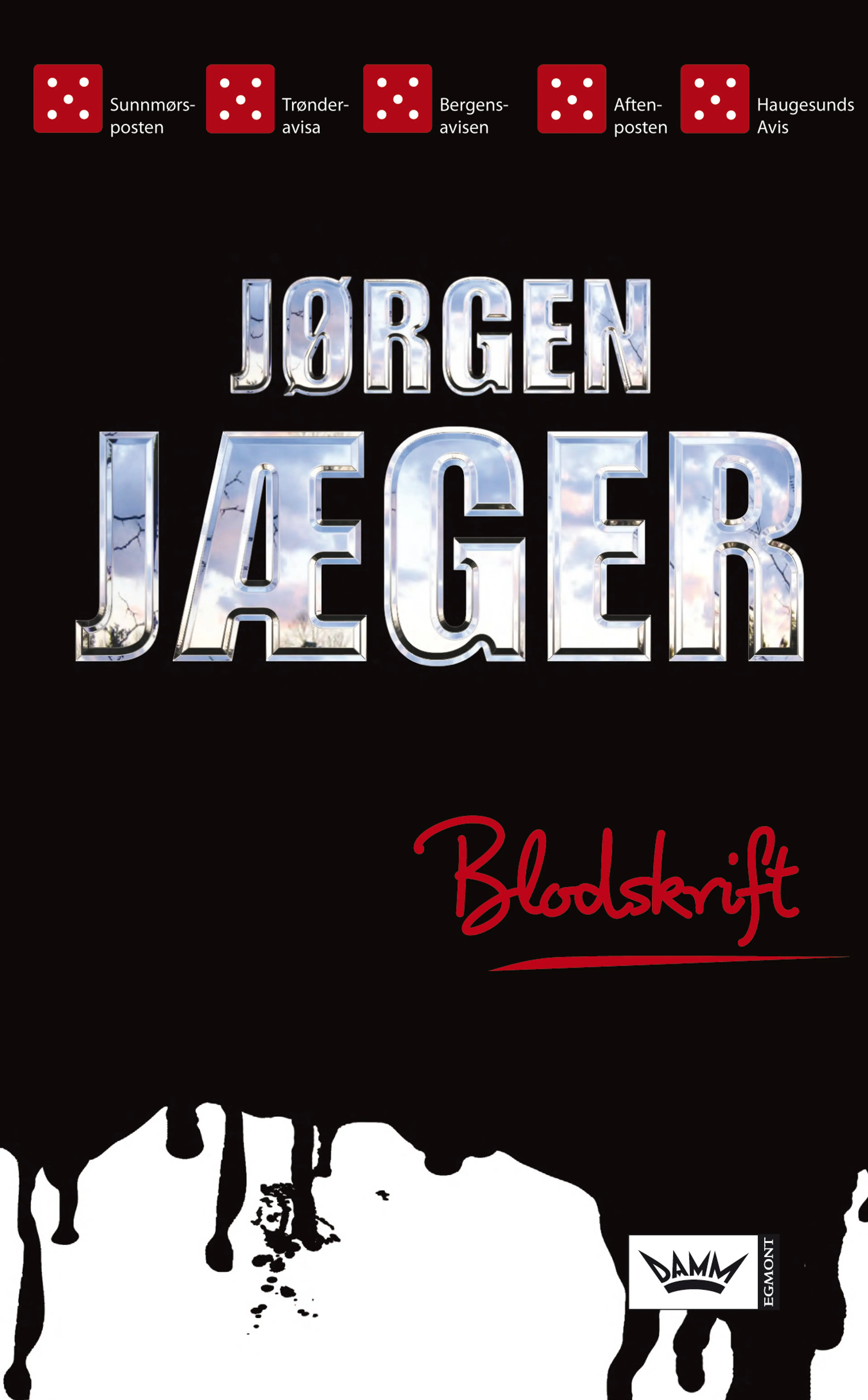 Omslag Blodskrift av Jørgen Jæger (Heftet)