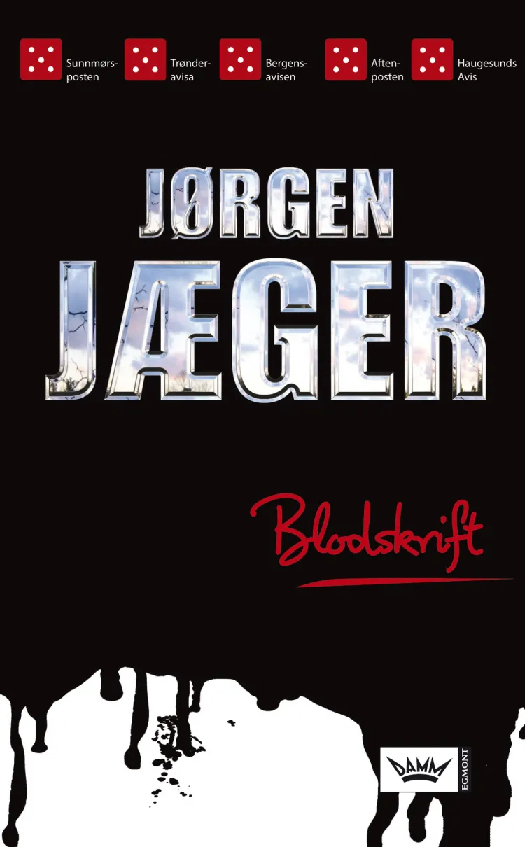 Omslag Blodskrift av Jørgen Jæger (Heftet)