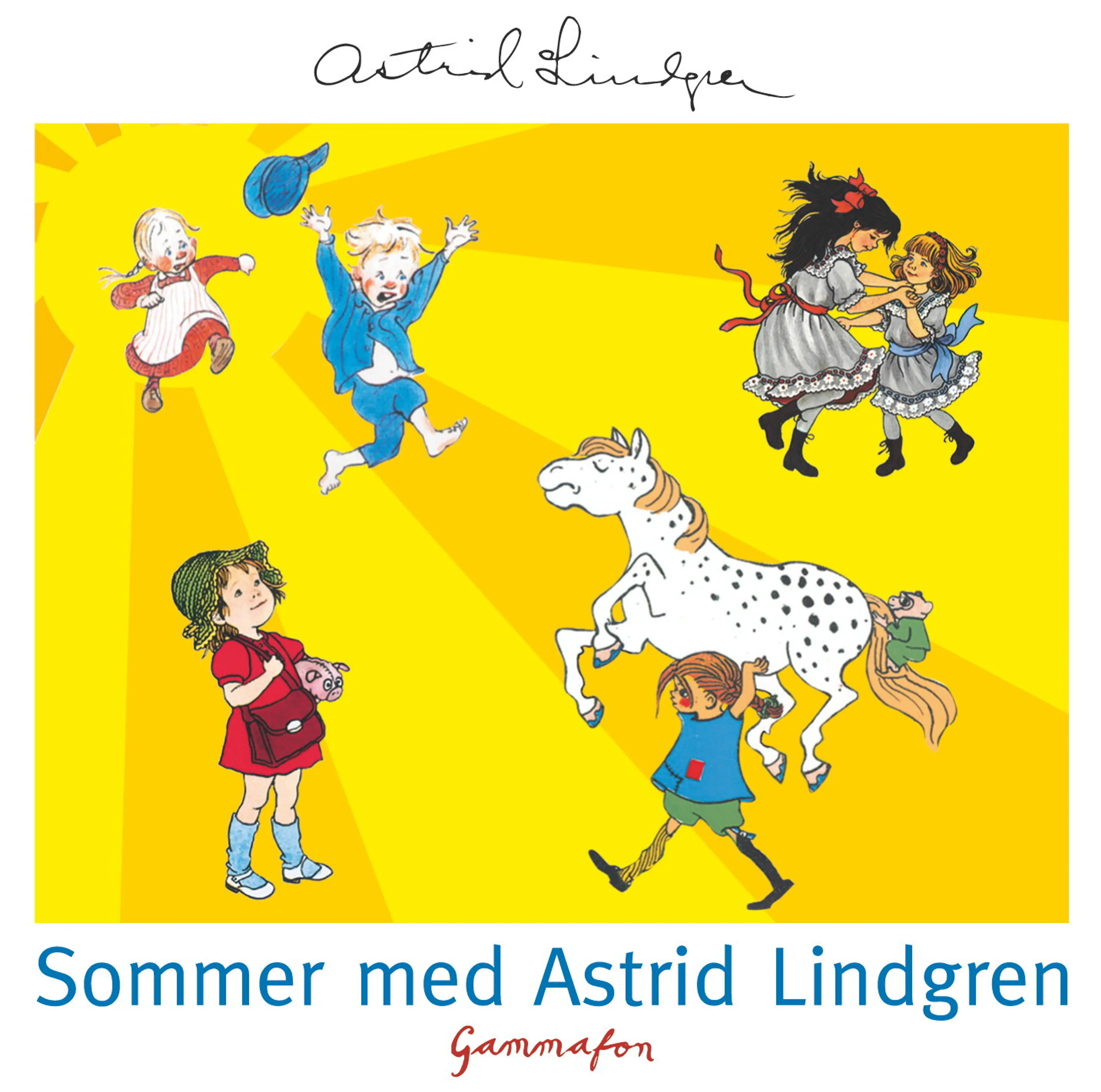 Omslag Sommer med Astrid Lindgren av Astrid Lindgren (Lydbok)