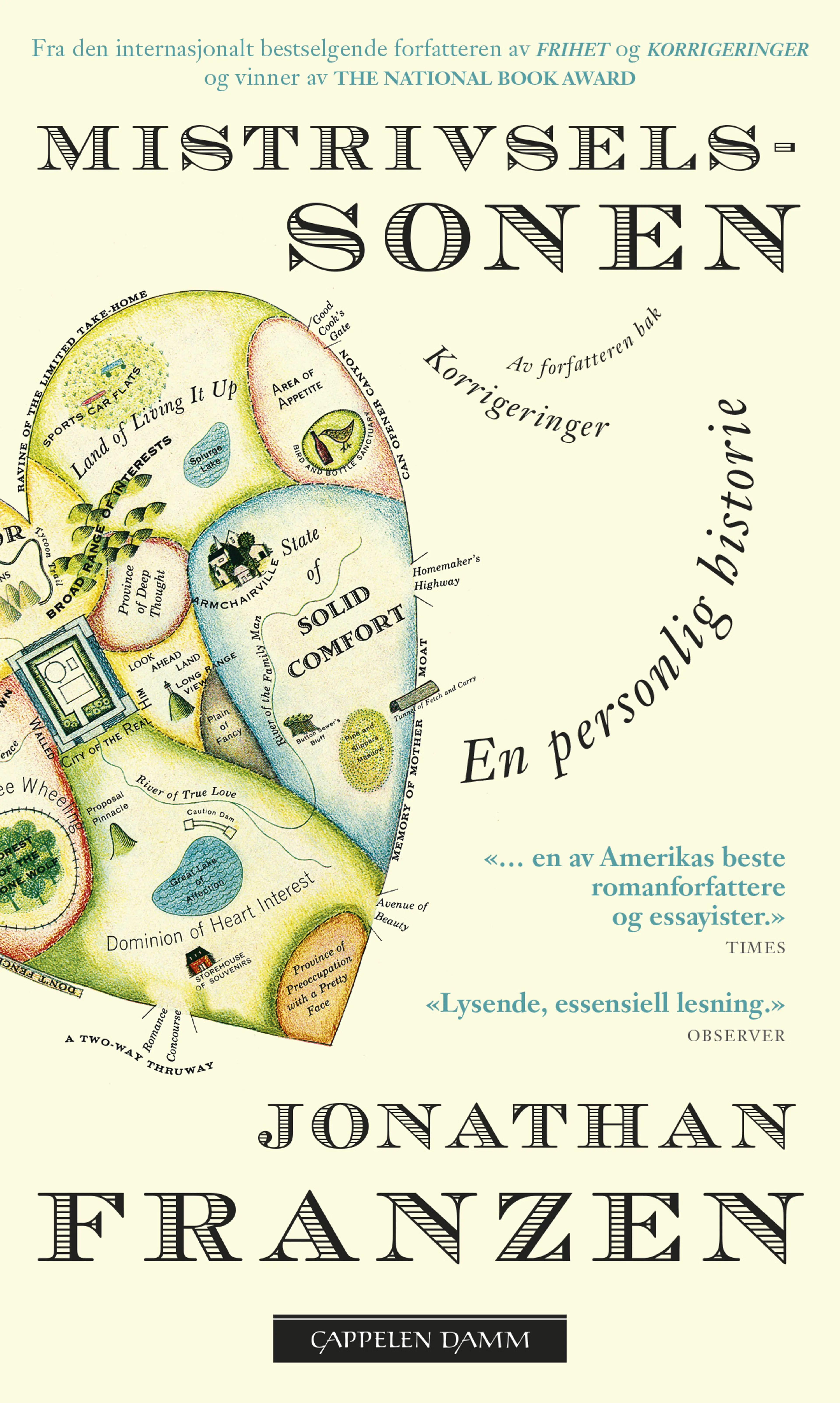 Omslag Mistrivselssonen av Jonathan Franzen (Heftet)