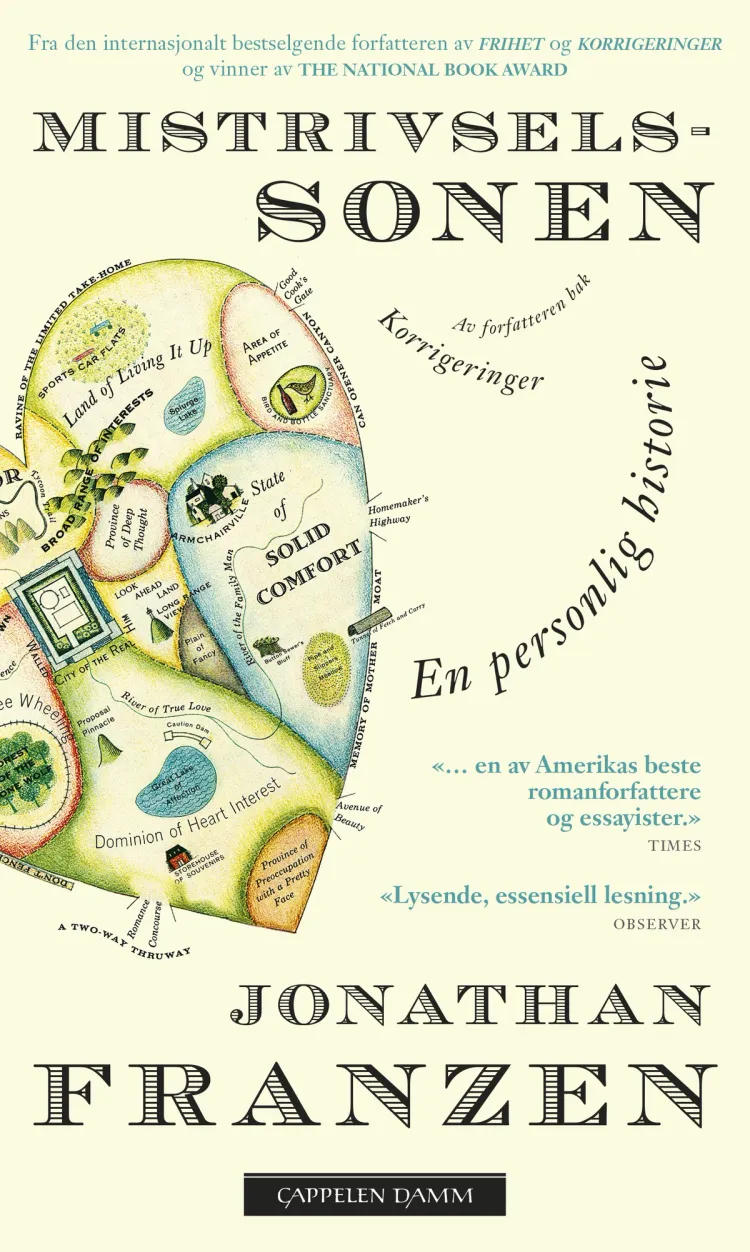 Omslag Mistrivselssonen av Jonathan Franzen (Heftet)