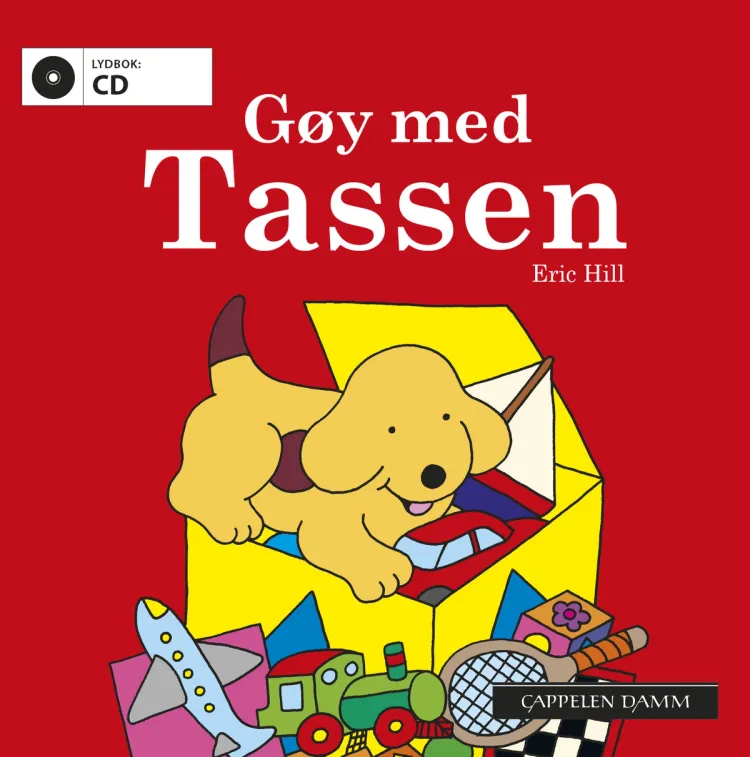 Omslag Gøy med Tassen av Eric Hill (CD)