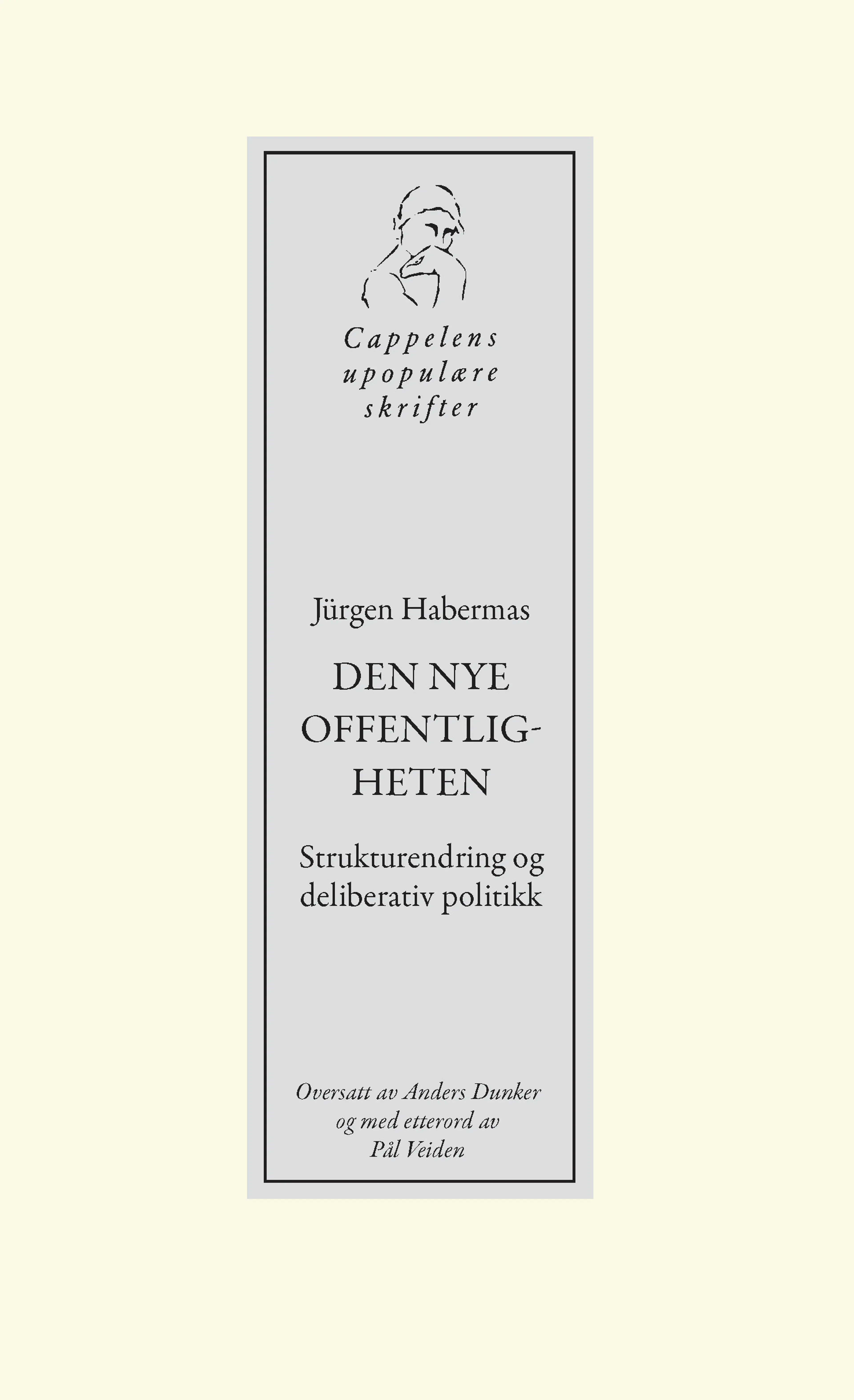 Omslag Den nye offentligheten av Jürgen Habermas (Heftet)