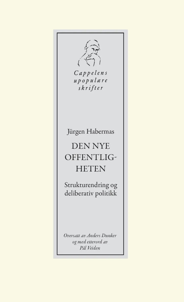 Omslag Den nye offentligheten av Jürgen Habermas (Heftet)