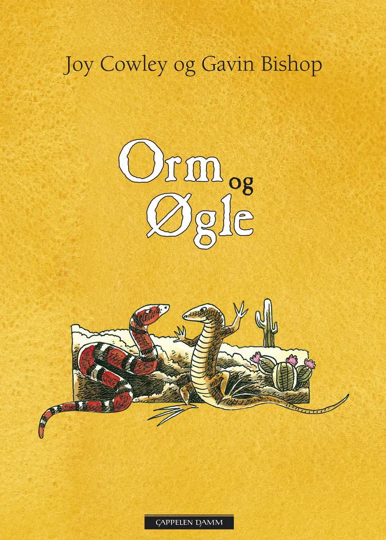 Omslag Orm og Øgle av Joy Cowley (Innbundet)