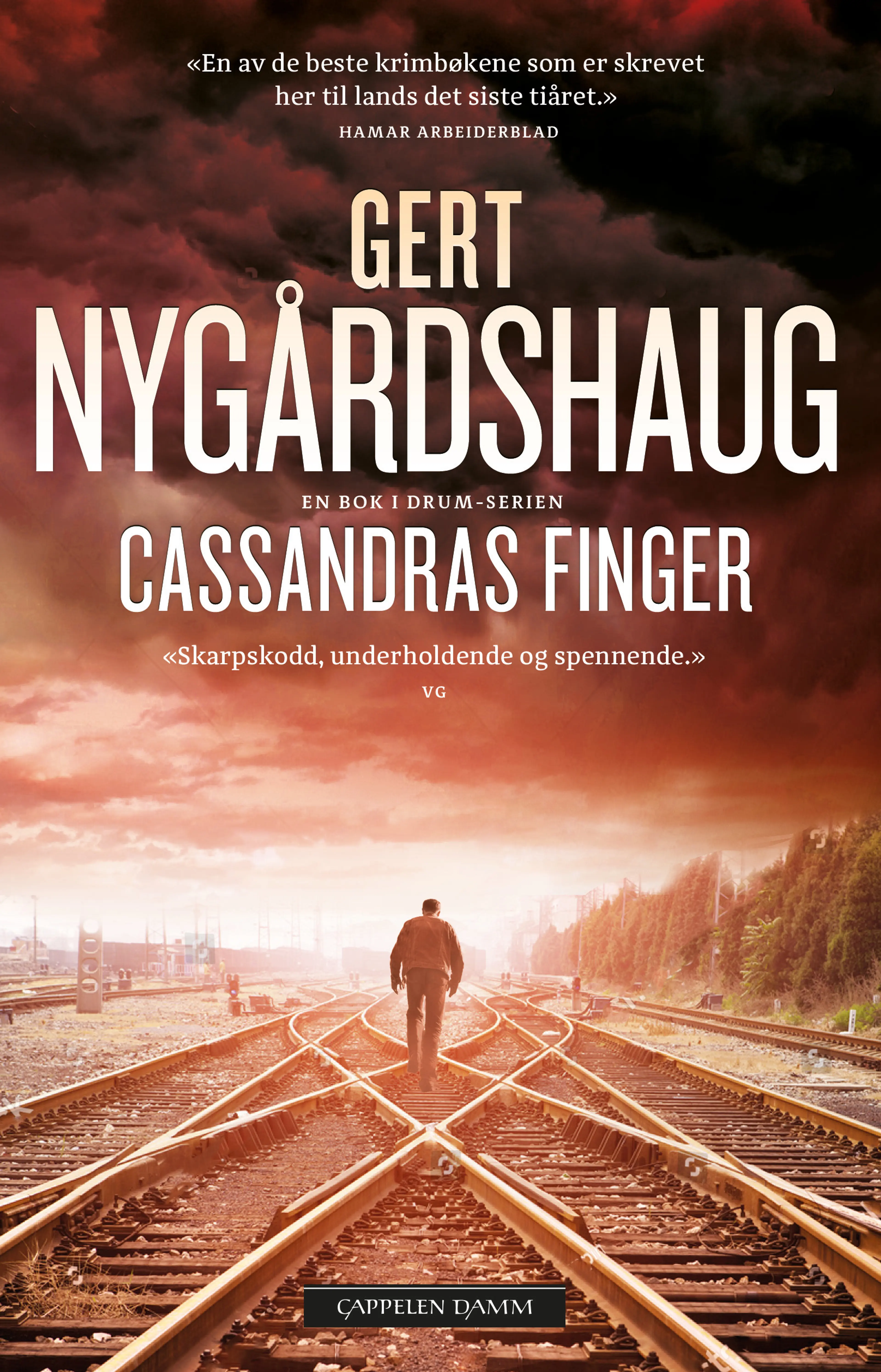 Omslag Cassandras finger av Gert Nygårdshaug (Heftet)