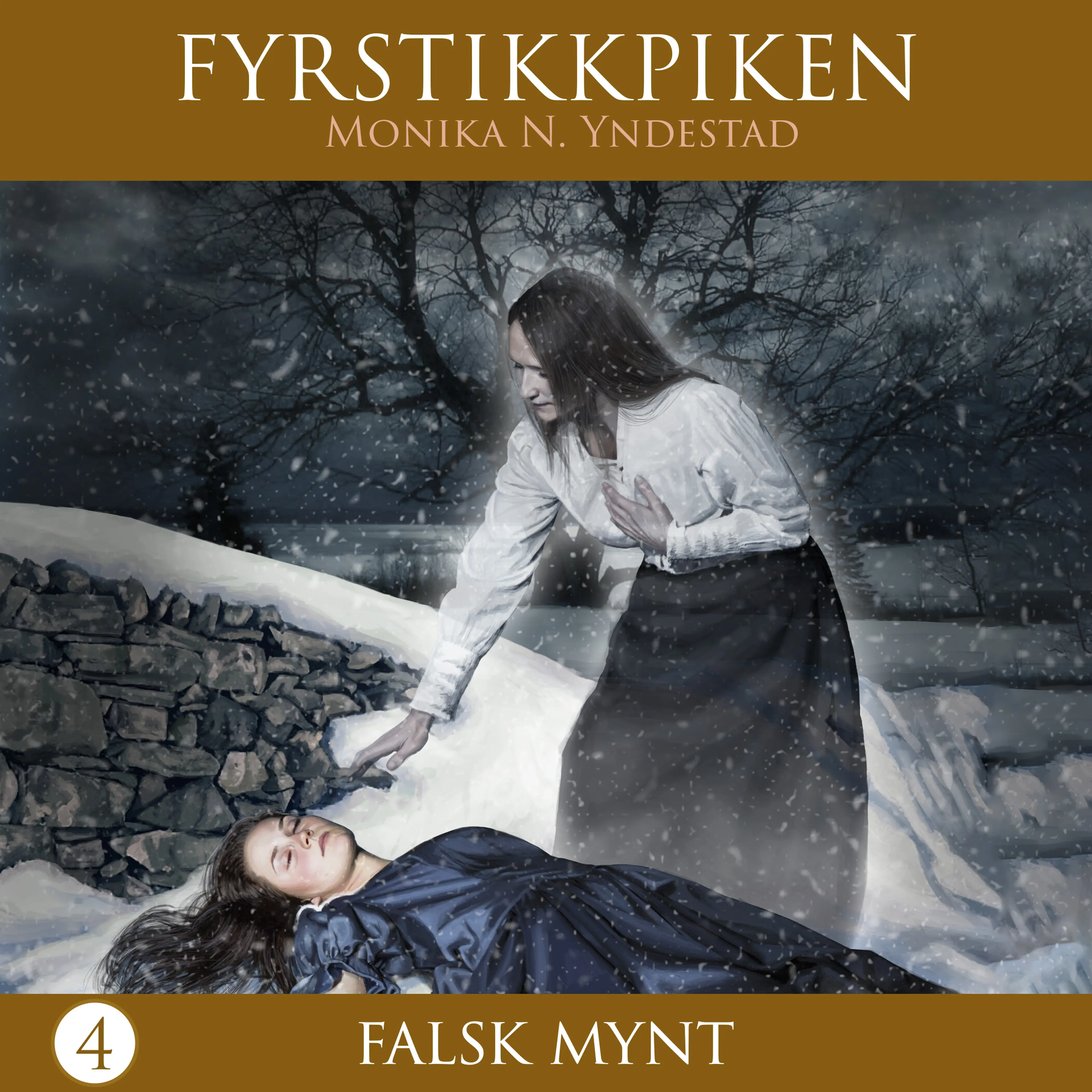Omslag Falsk mynt av Monika N. Yndestad (Lydbok)