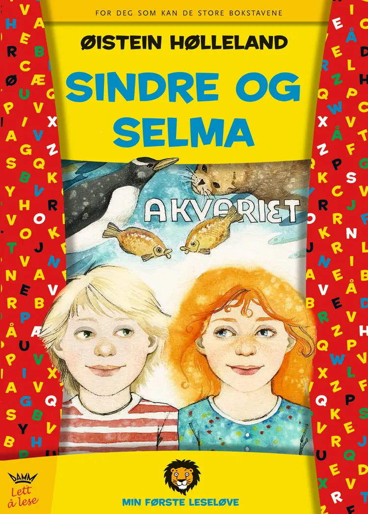 Omslag Min første leseløve - Sindre og Selma av Øistein Hølleland (Innbundet)