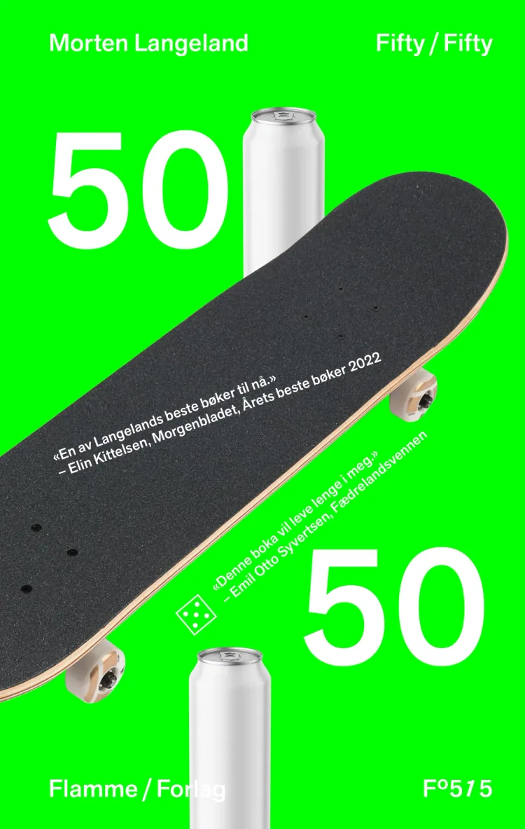 Omslag Fifty/Fifty av Morten Langeland (Heftet)
