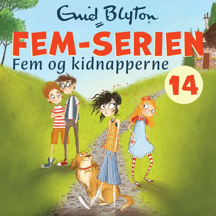 Omslag Fem og kidnapperne av Enid Blyton (Lydbok)