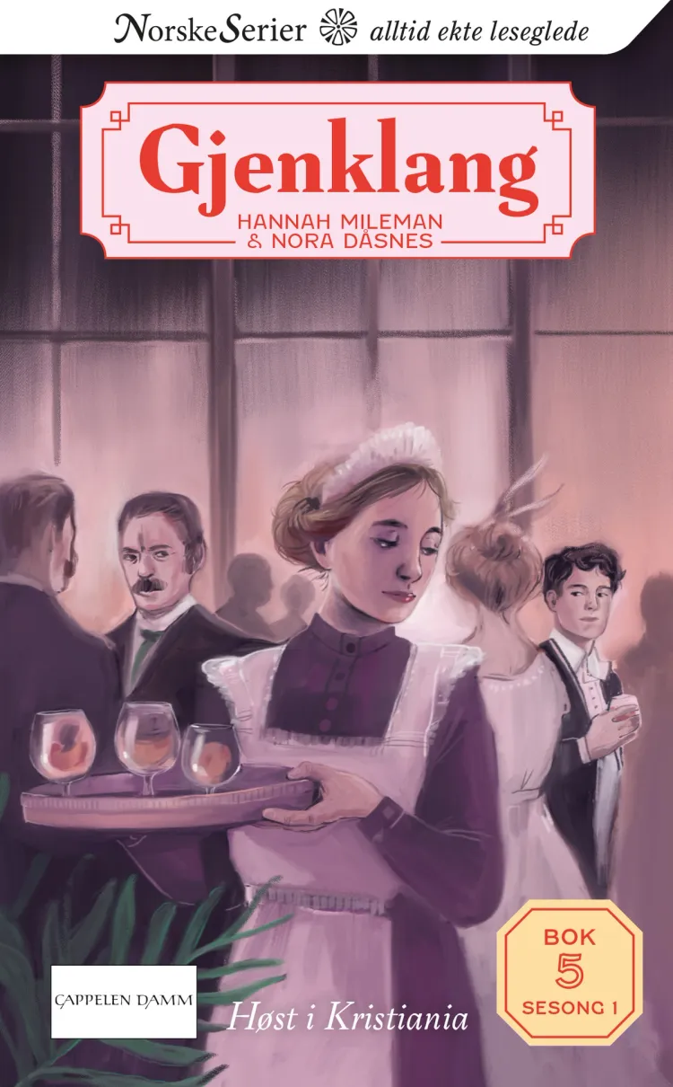 Omslag Høst i Kristiania av Hannah Mileman og Nora Dåsnes (Ebok)