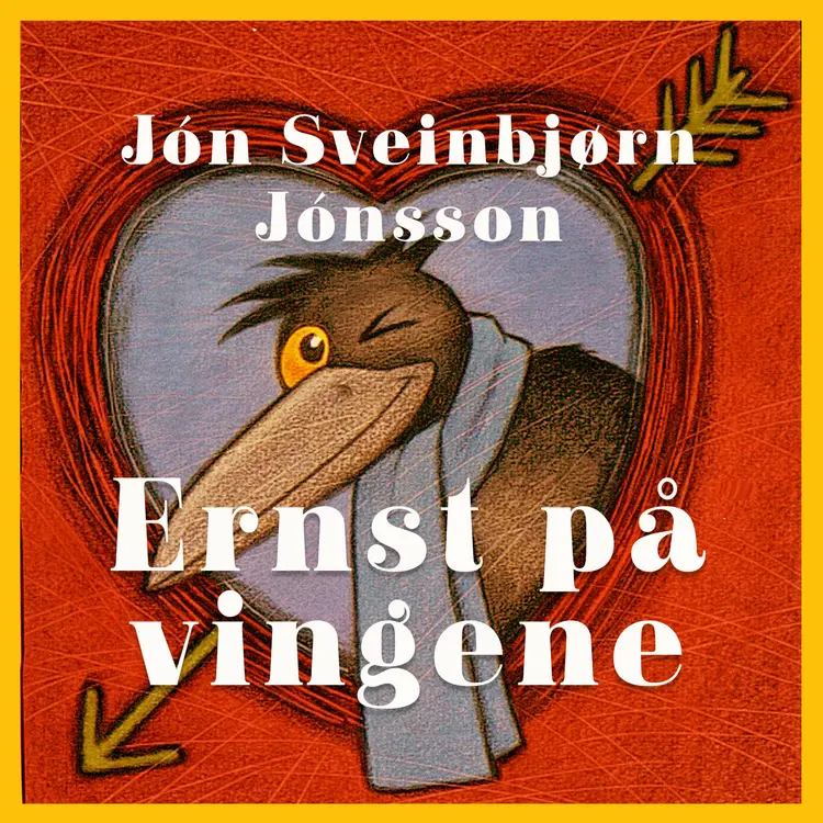 Omslag Ernst på vingene av Jón Sveinbjørn Jónsson (Lydbok)