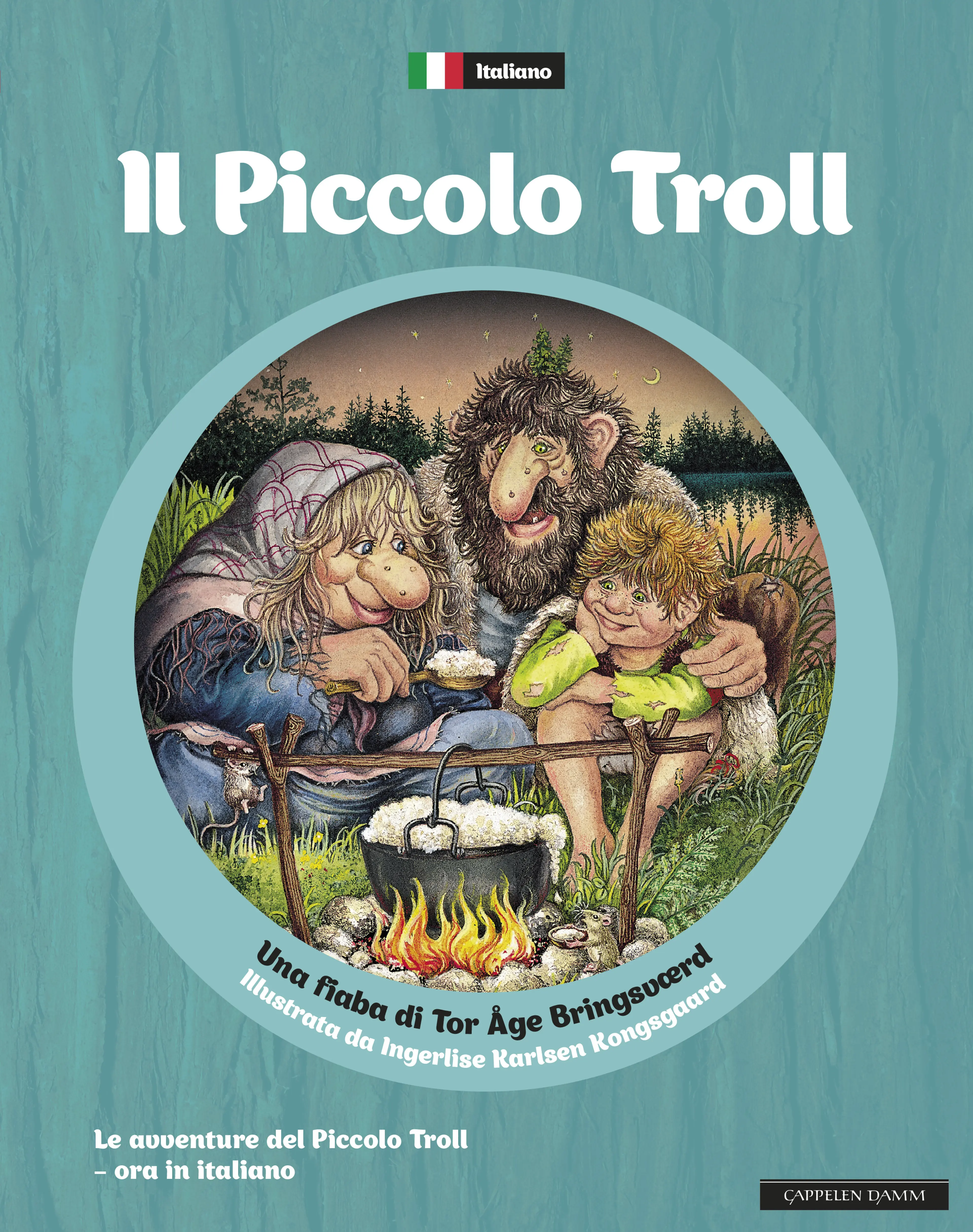 Omslag Lilletrollet (italiensk) av Tor Åge Bringsværd (Innbundet)