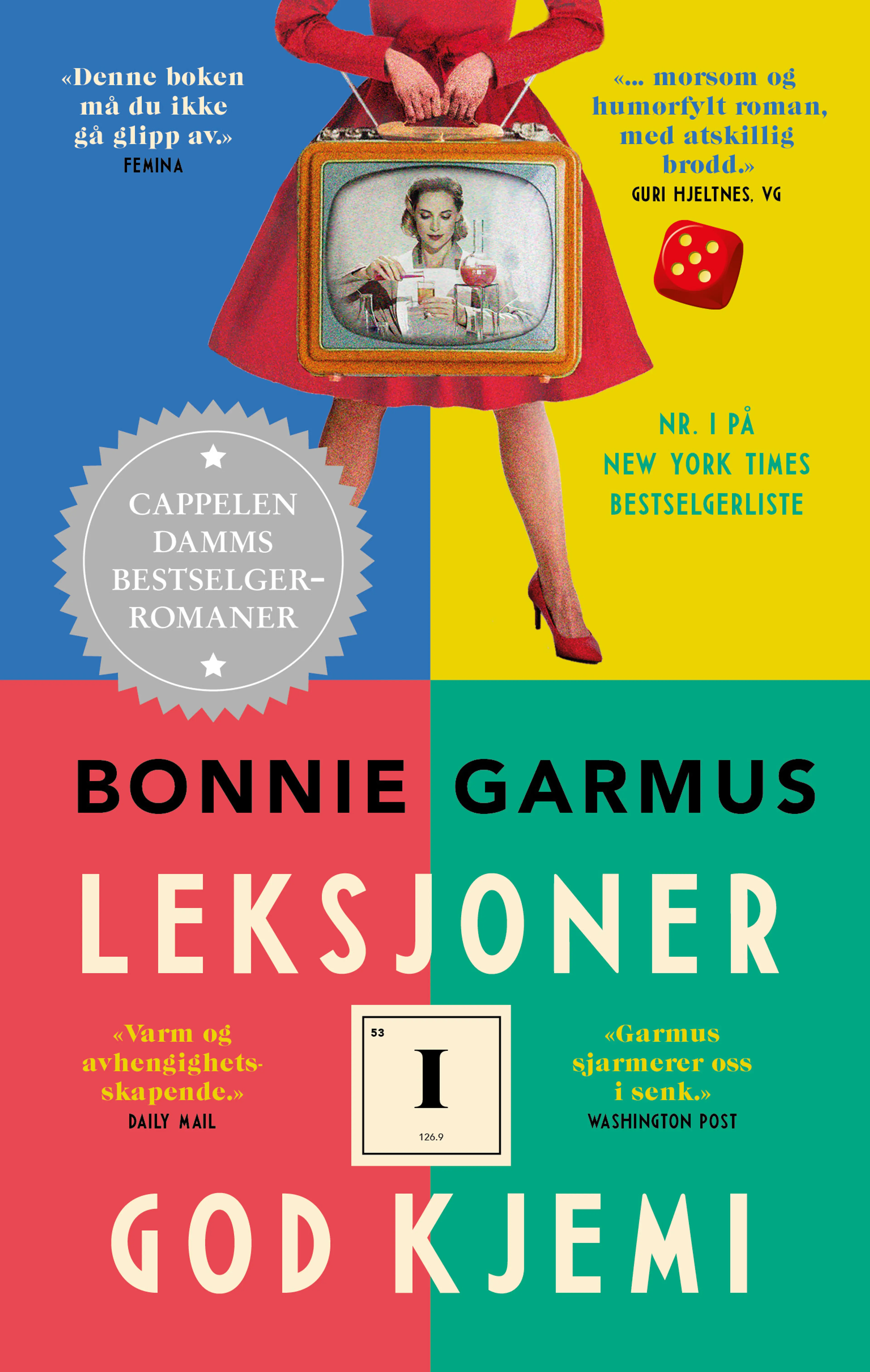 Omslag Leksjoner i god kjemi av Bonnie Garmus (Heftet)