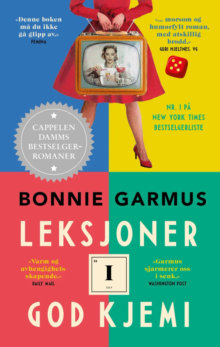 Omslag Leksjoner i god kjemi av Bonnie Garmus (Heftet)