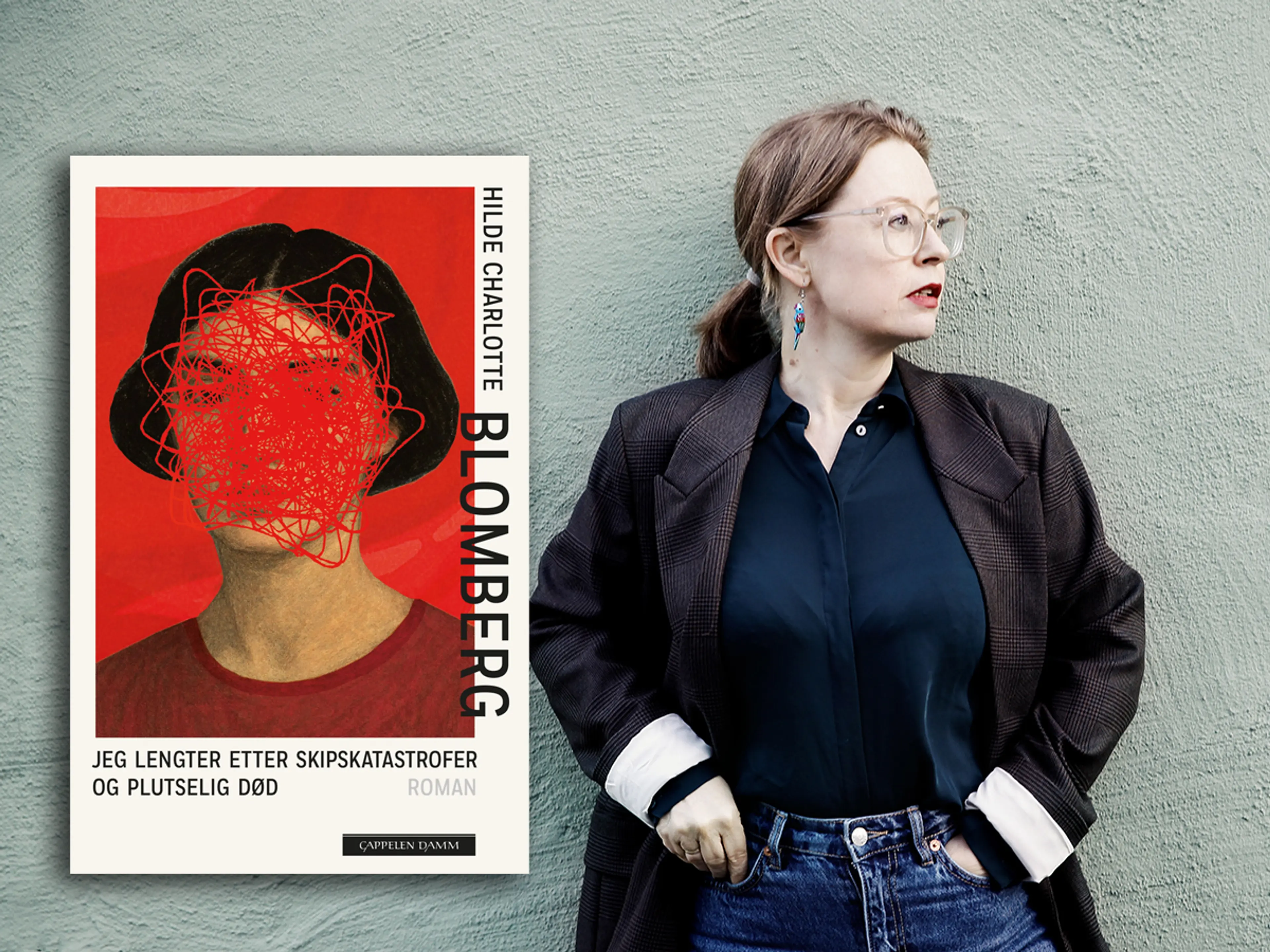 Hilde Charlotte Blomberg med romanen Jeg lengter etter skipskatastrofer og plutselig død