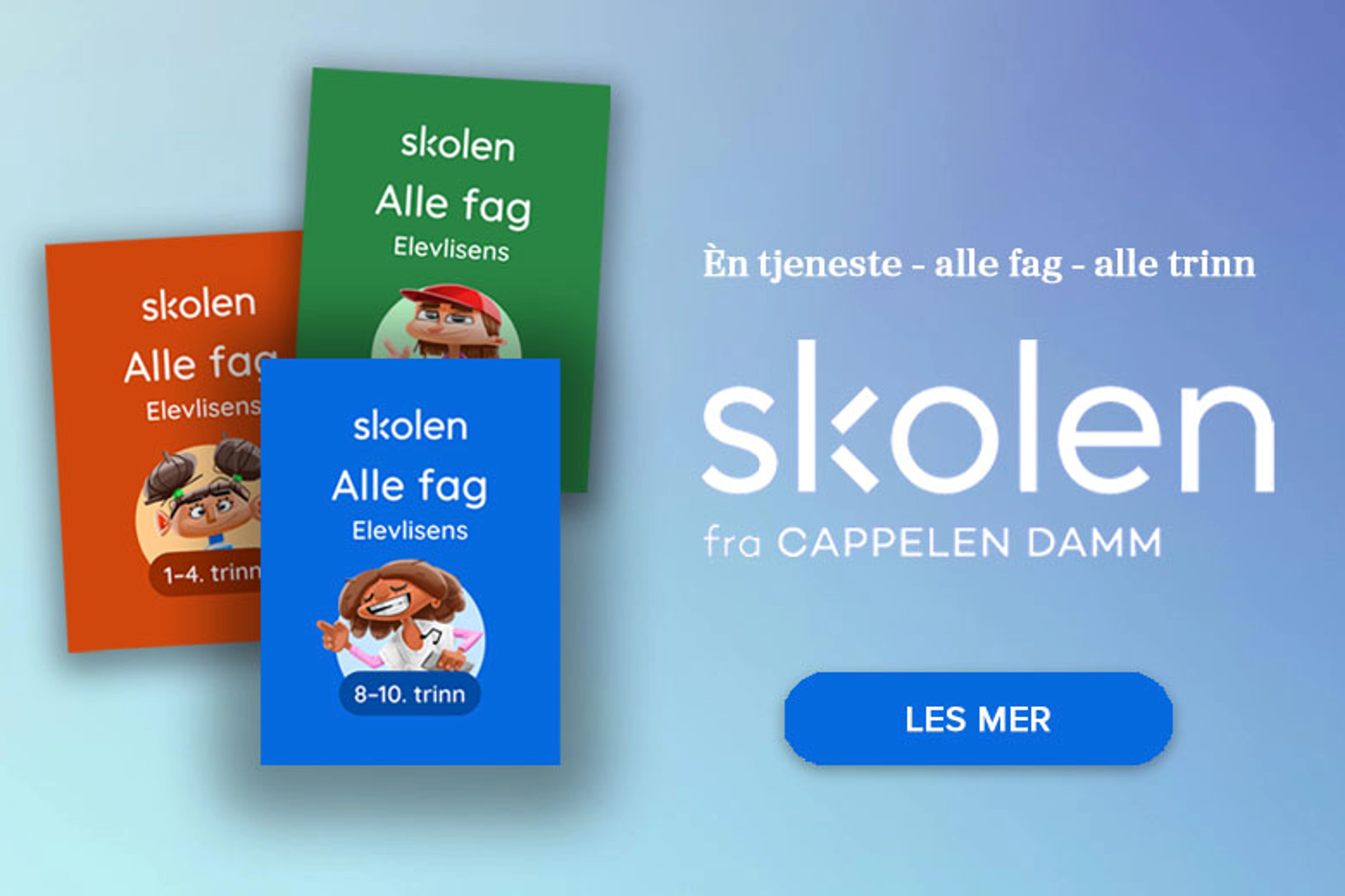 Skolen fra Cappelen Damm. Les mer. 