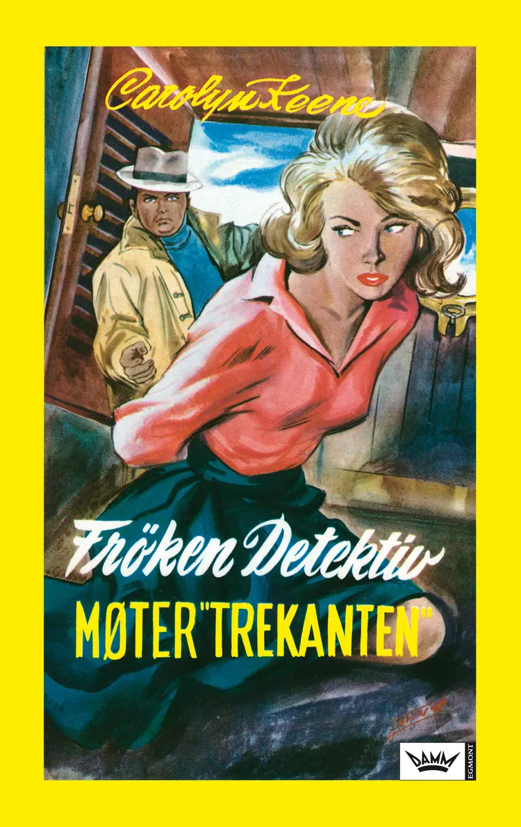 Omslag Frøken Detektiv Klassiker 4: Frøken Detektiv møter "Trekanten" av Carolyn Keene (Innbundet)