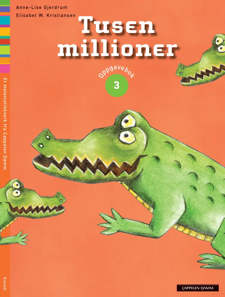 Omslag Tusen millioner 3 Oppgavebok av Anne-Lise Gjerdrum (Heftet)