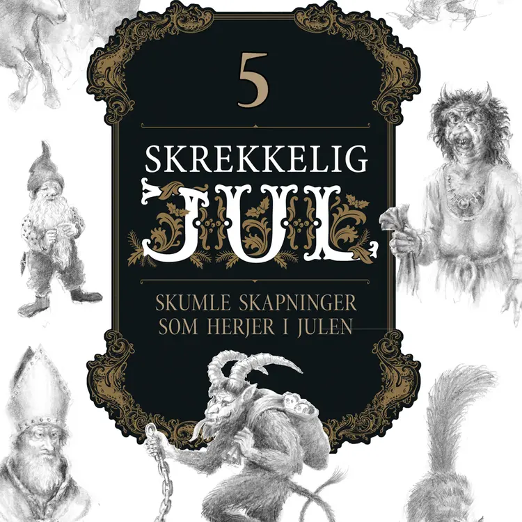 Omslag Skrekkelig jul – del 5 av Sveinung Lutro (Lydbok)