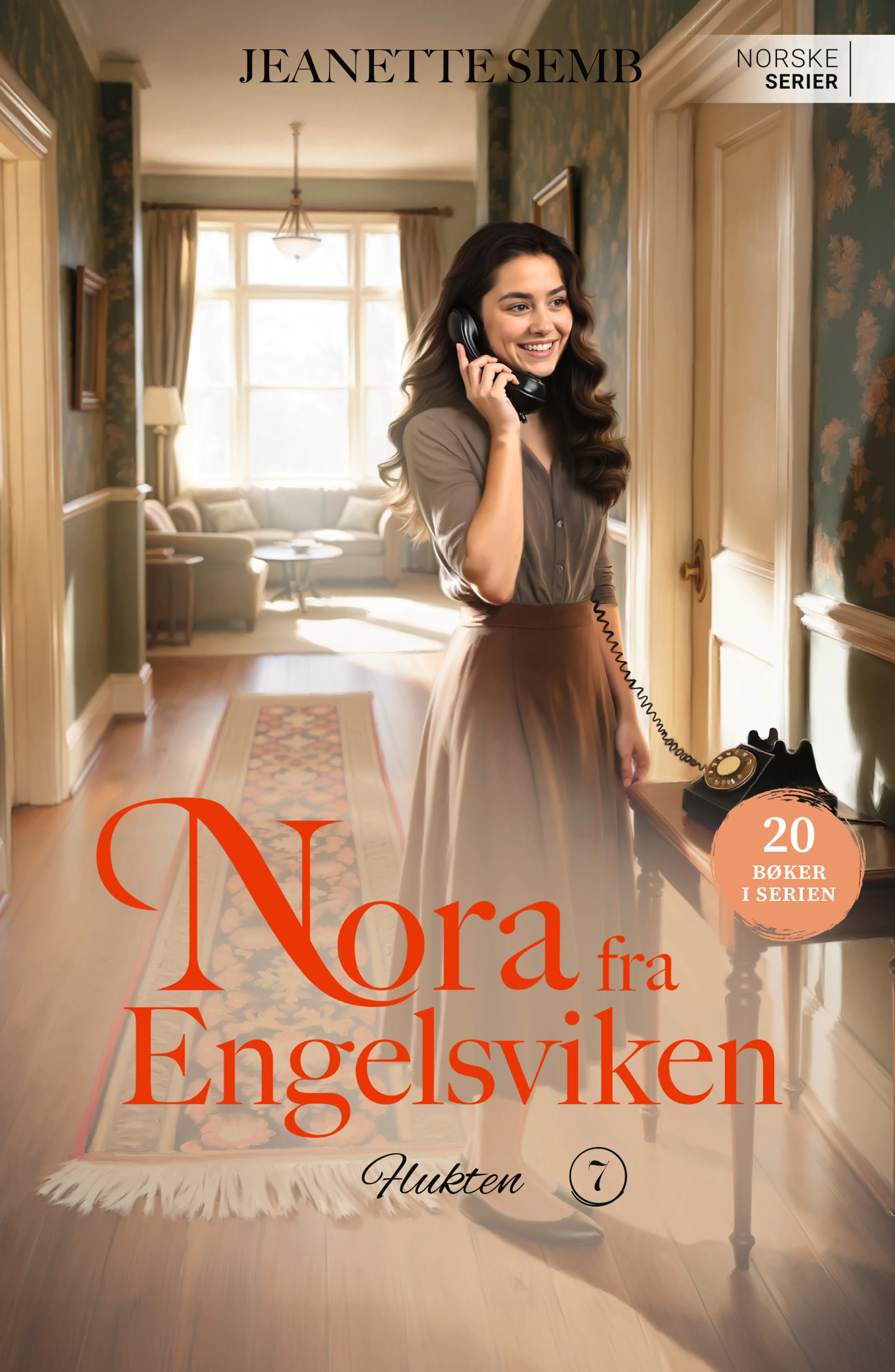 Omslag Flukten av Jeanette Semb (Heftet)