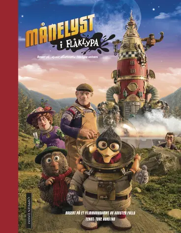 Omslag Månelyst i Flåklypa (Innbundet)