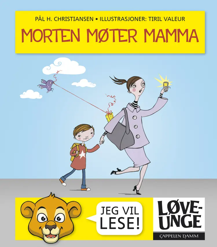 Omslag Løveunge - Morten møter mamma av Pål H. Christiansen (Innbundet)