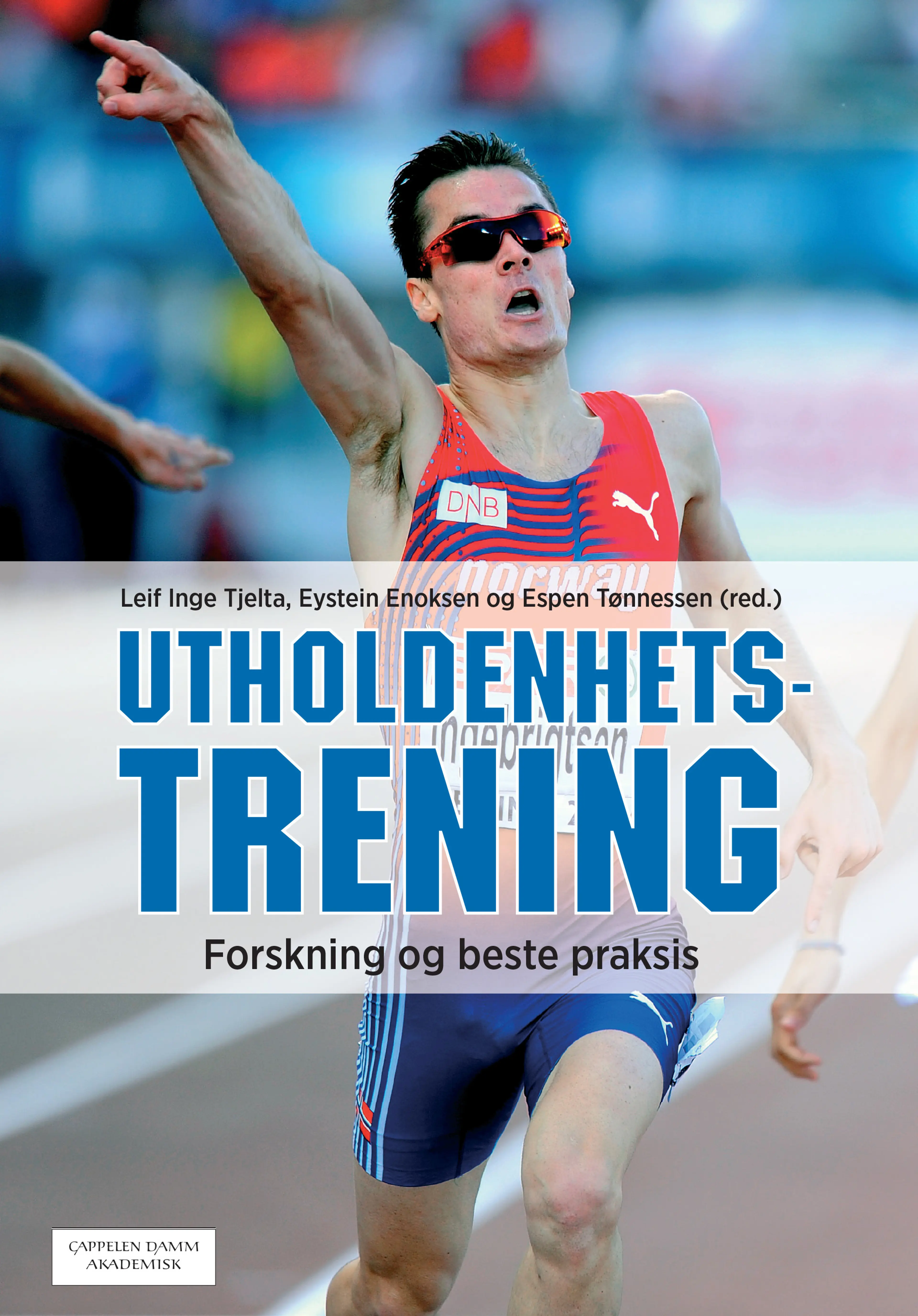 Omslag Utholdenhetstrening av Tjelta, Enoksen og Tønnessen (red.) (Heftet)