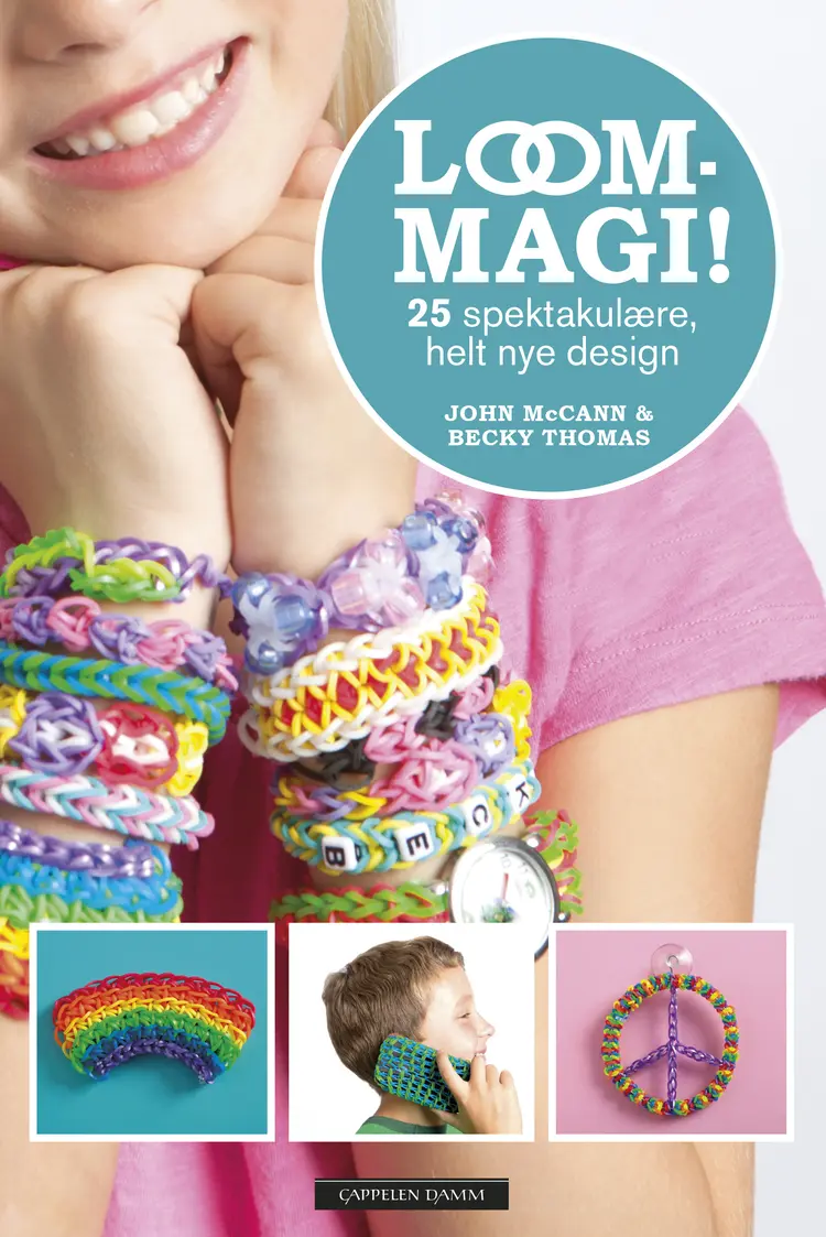 Omslag Loom-magi! av John McCann og Becky Thomas (Innbundet)